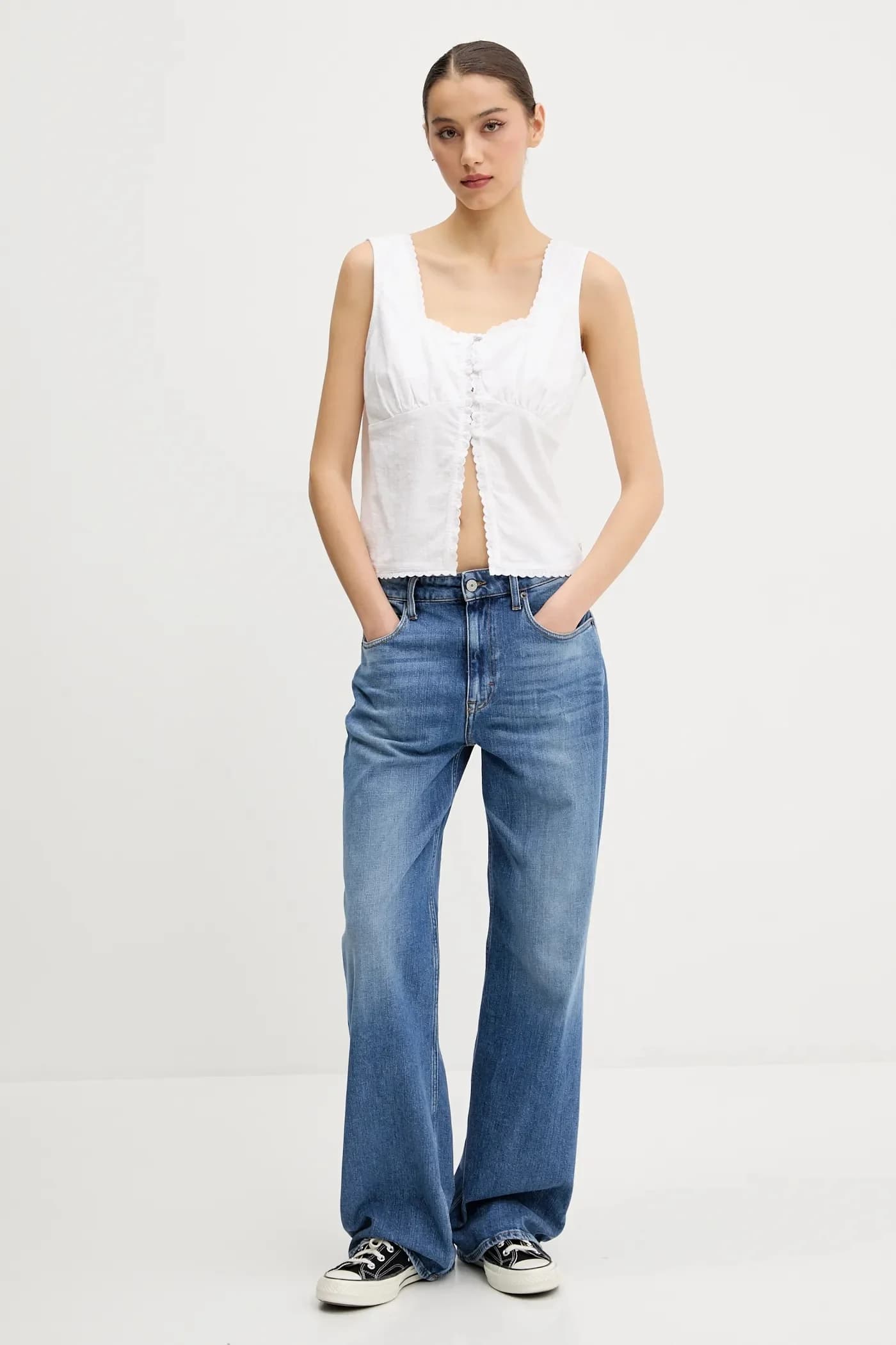 Хлопковый топ - фото 2