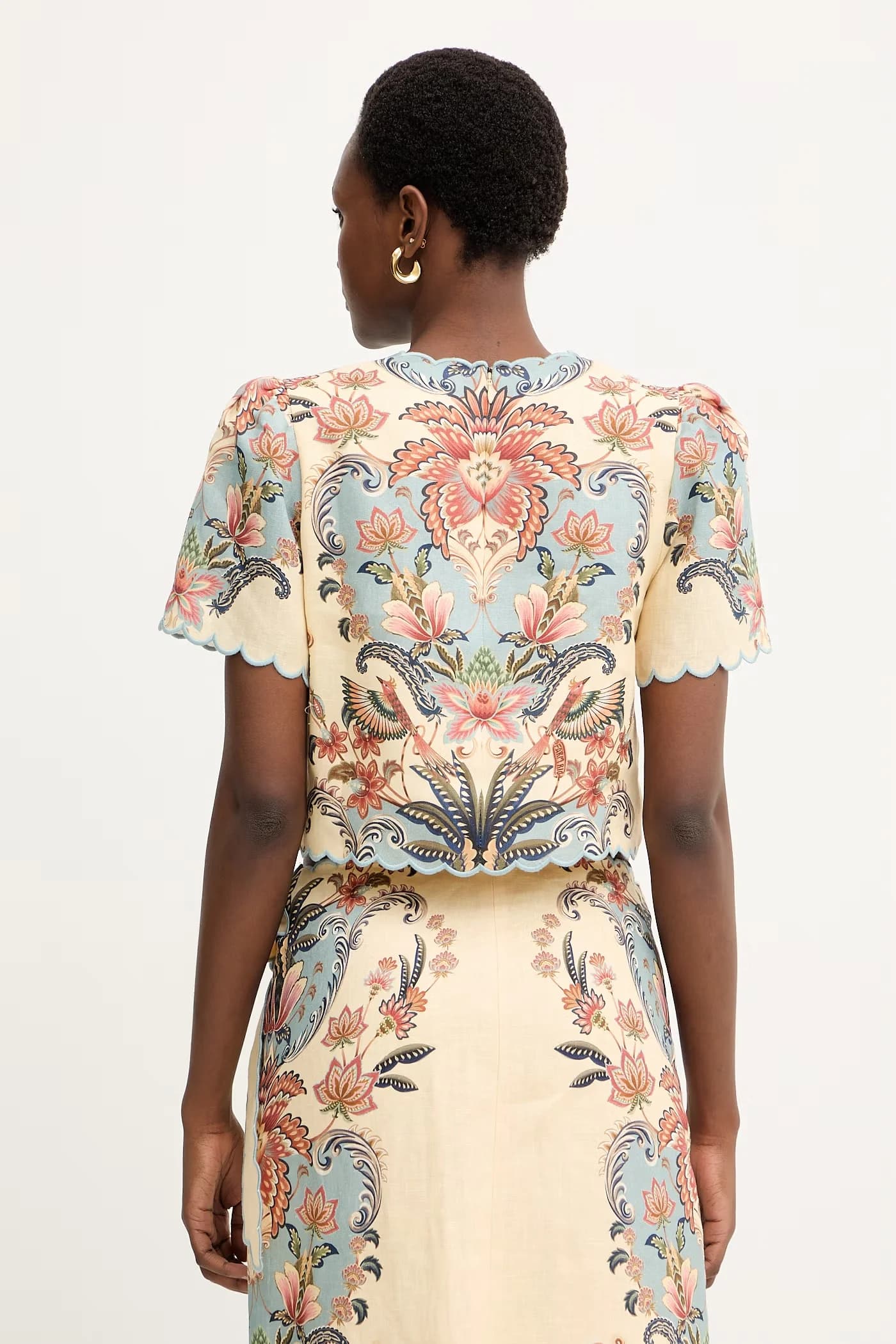 Льняная блузка - фото 3