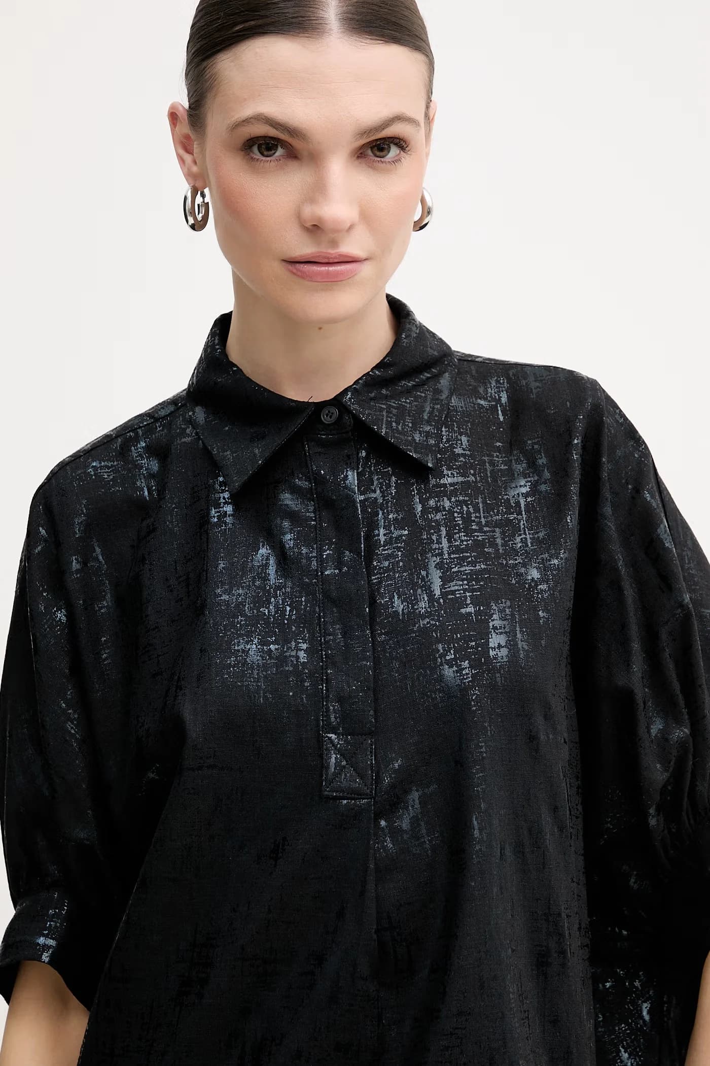 SILIA льняная блузка - фото 4