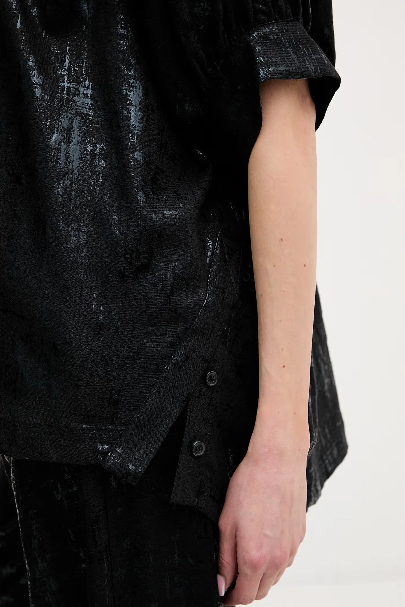 SILIA льняная блузка - фото 5