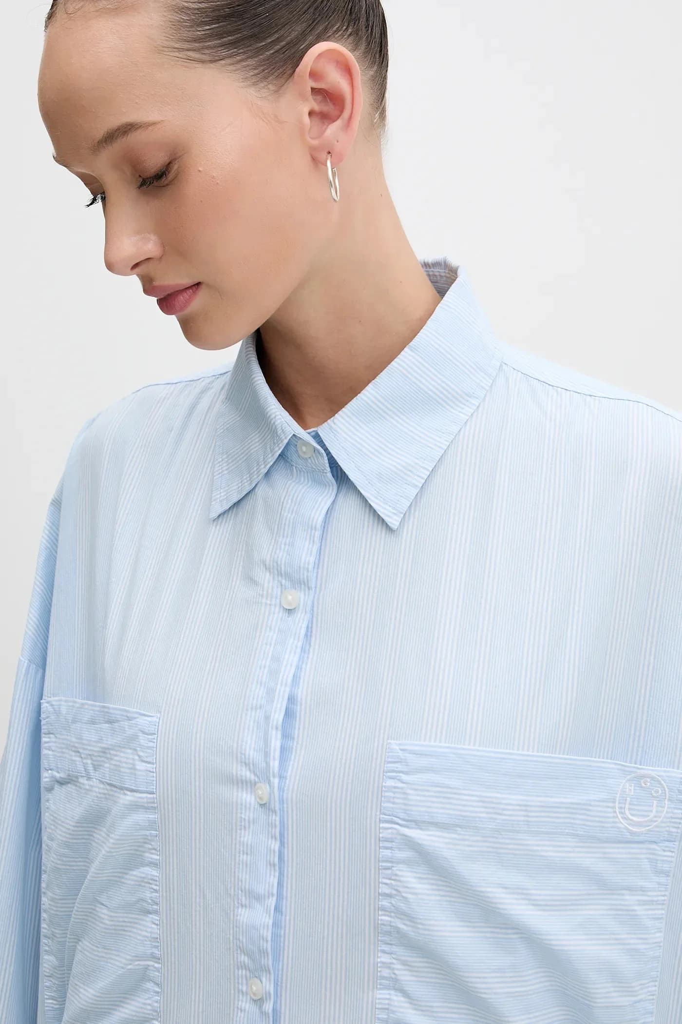 Edafnena_B рубашка из хлопка - фото 4