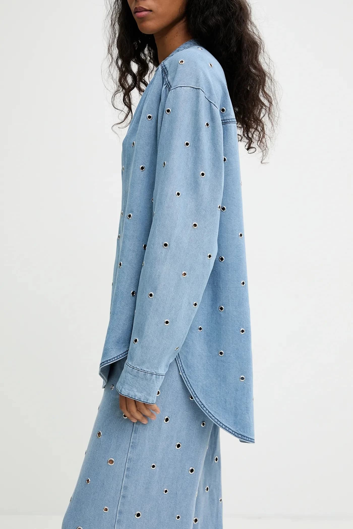 Джинсовая блузка - фото 4