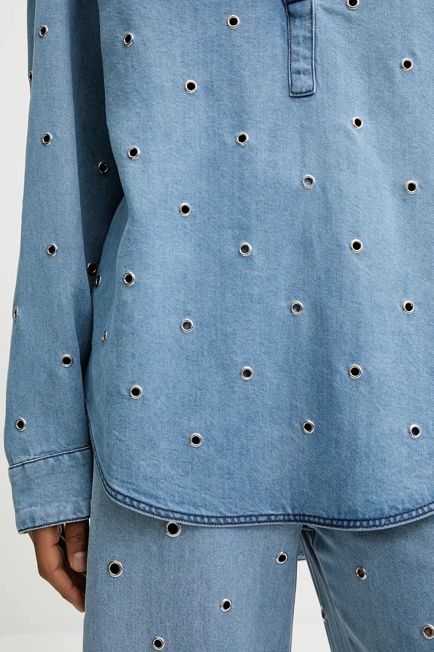 Джинсовая блузка - фото 6