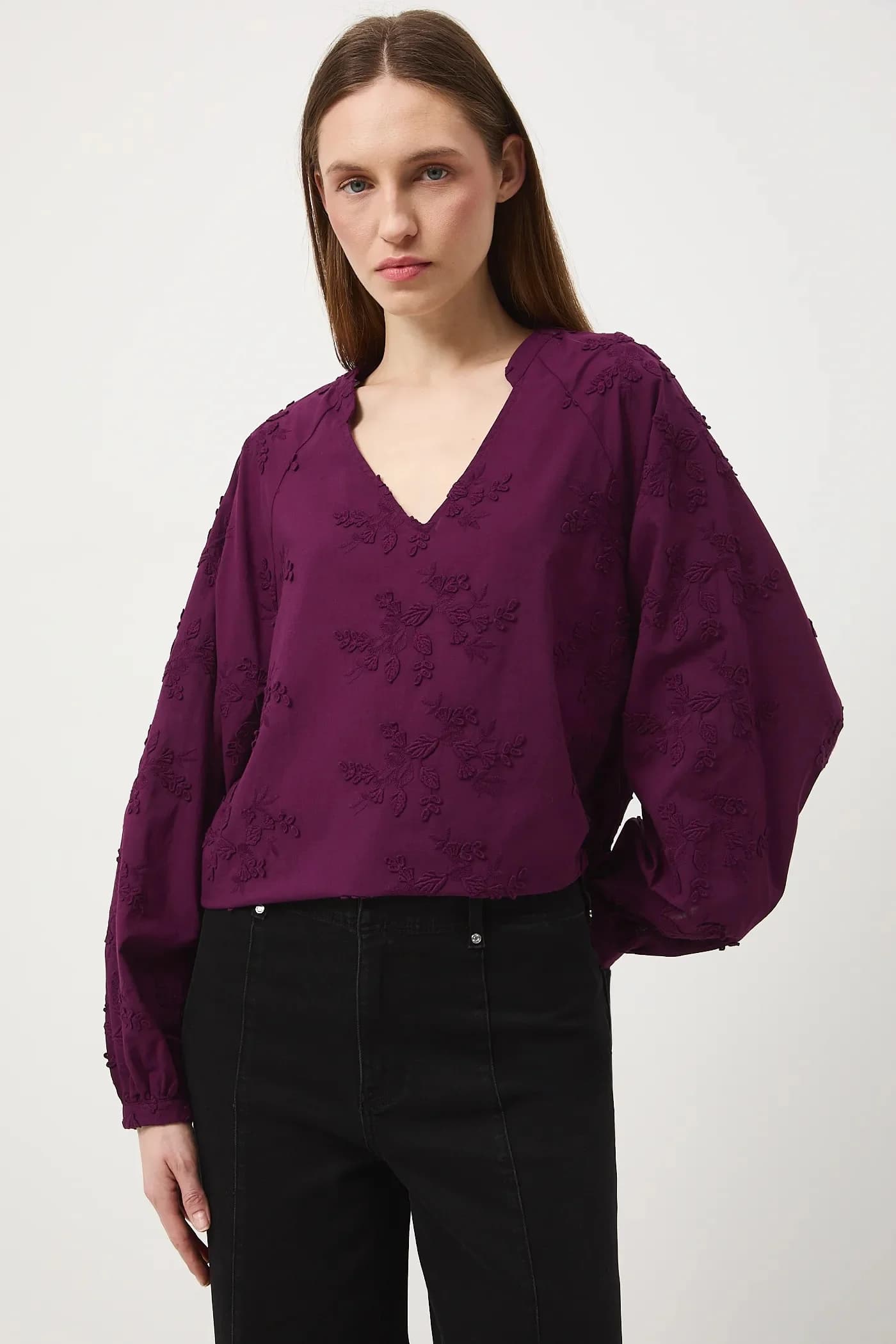 Хлопковая блузка - фото 2