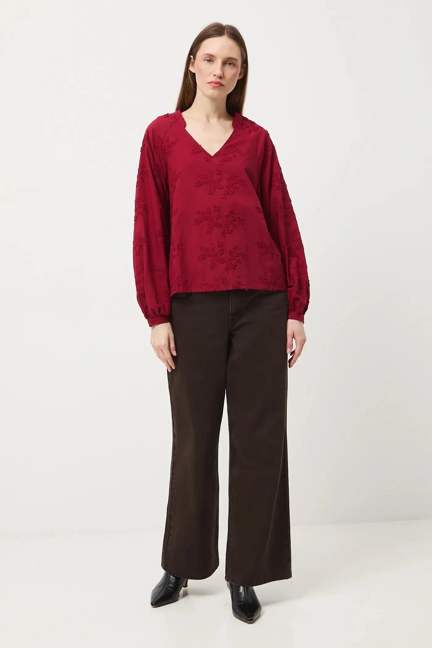 Хлопковая блузка - фото 2