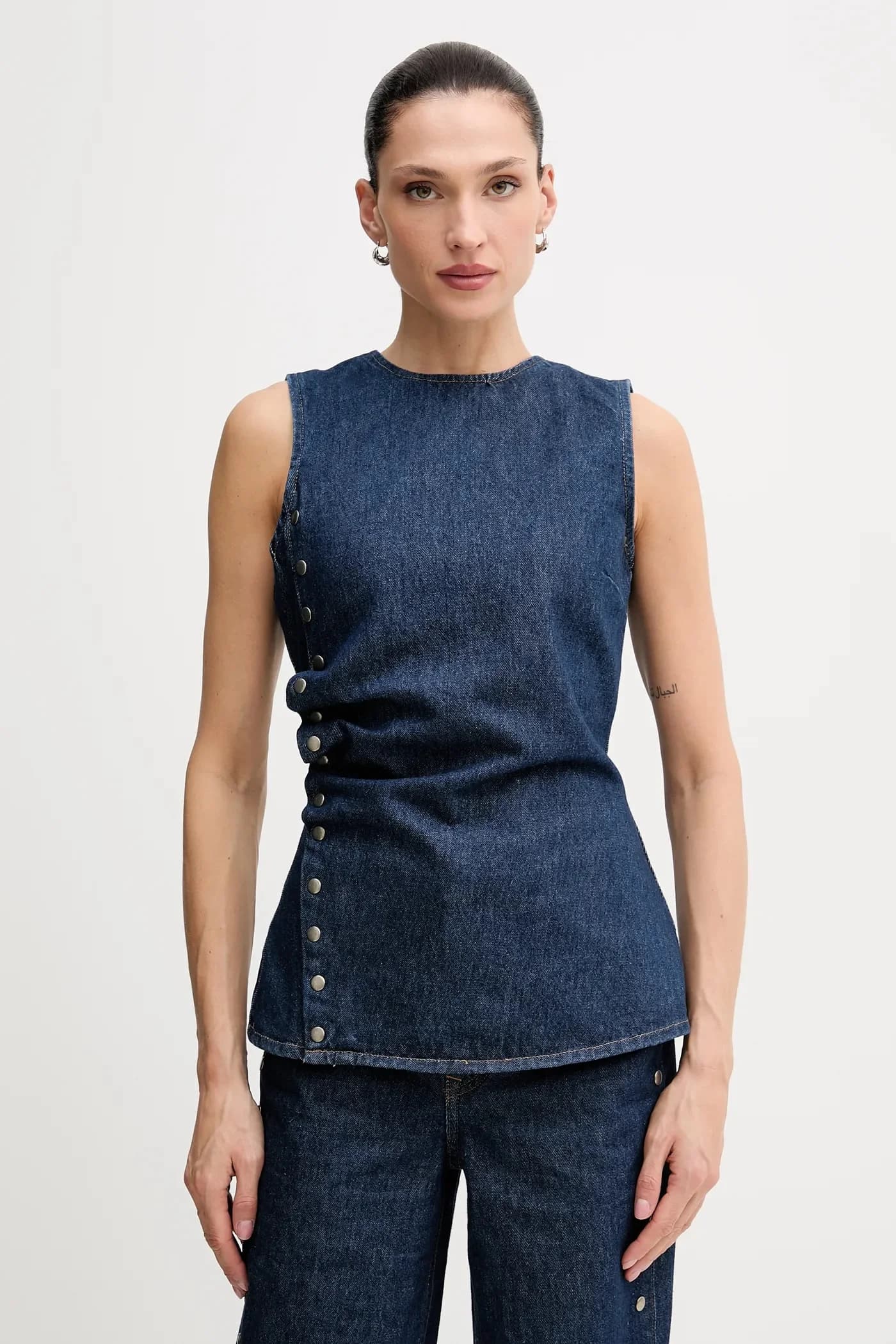 Джинсовая блузка