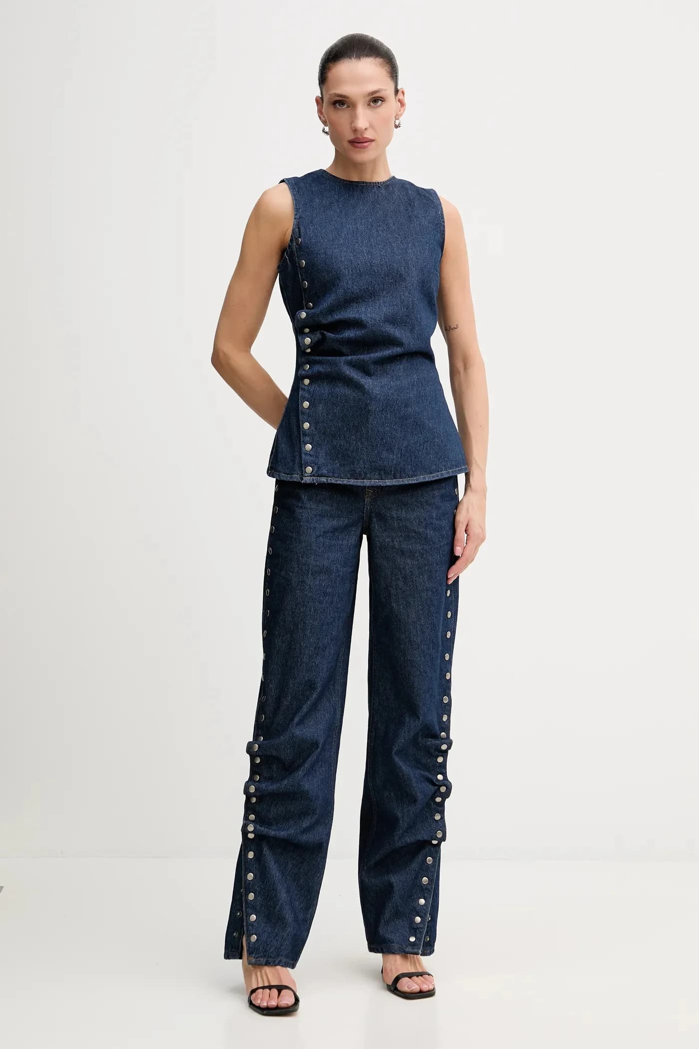 Джинсовая блузка - фото 2