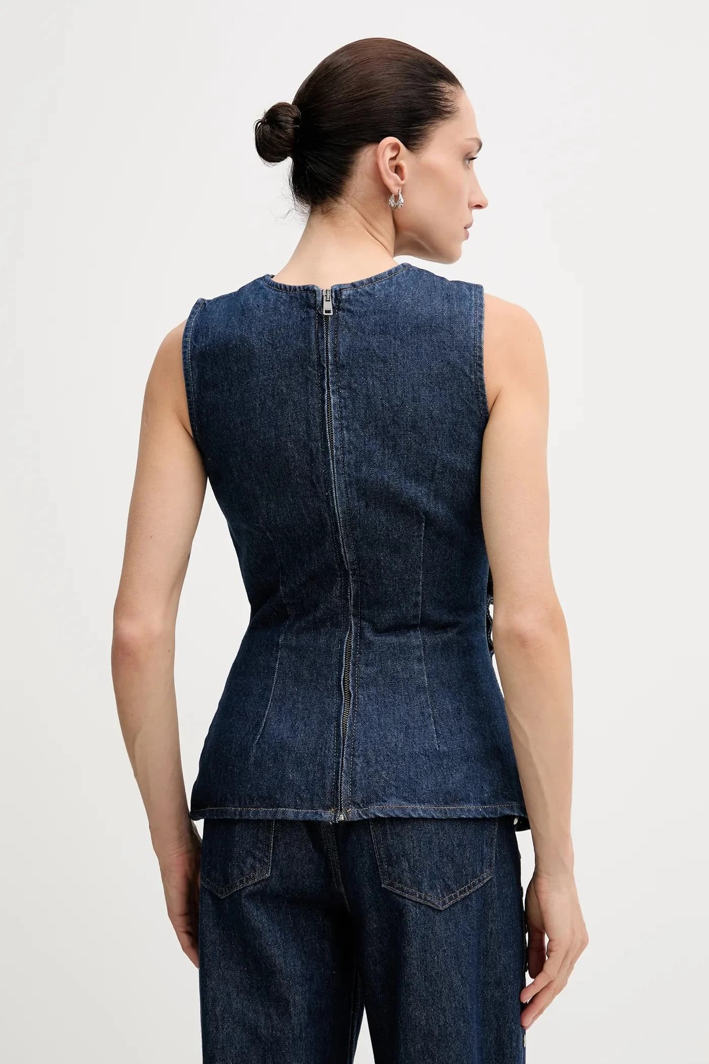 Джинсовая блузка - фото 3