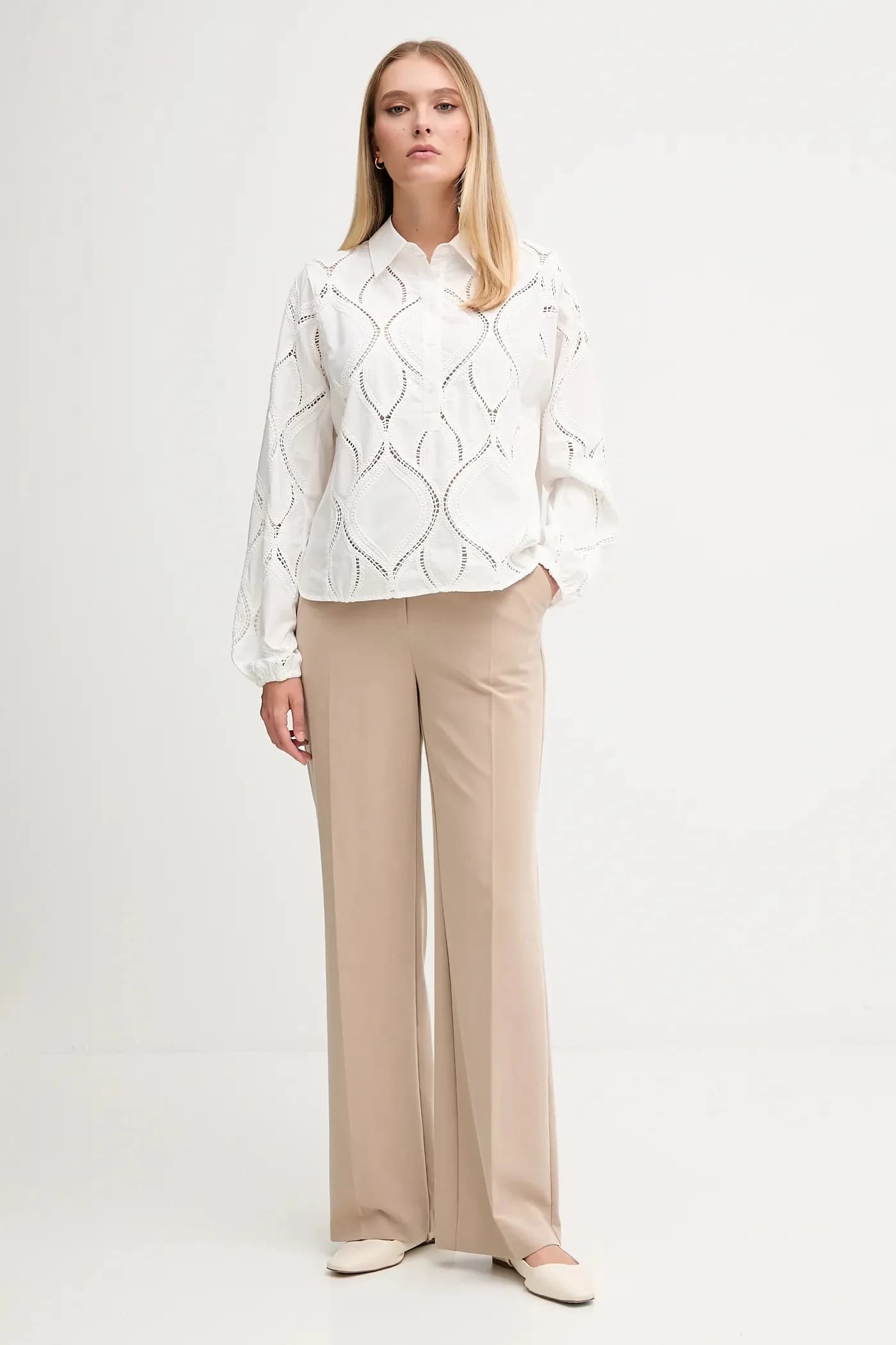 НОЛИН хлопковая блузка - фото 2