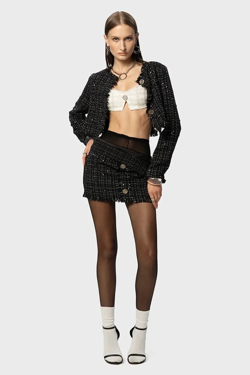 Блуза EXECUTIVE TWEED TOP - фото 5