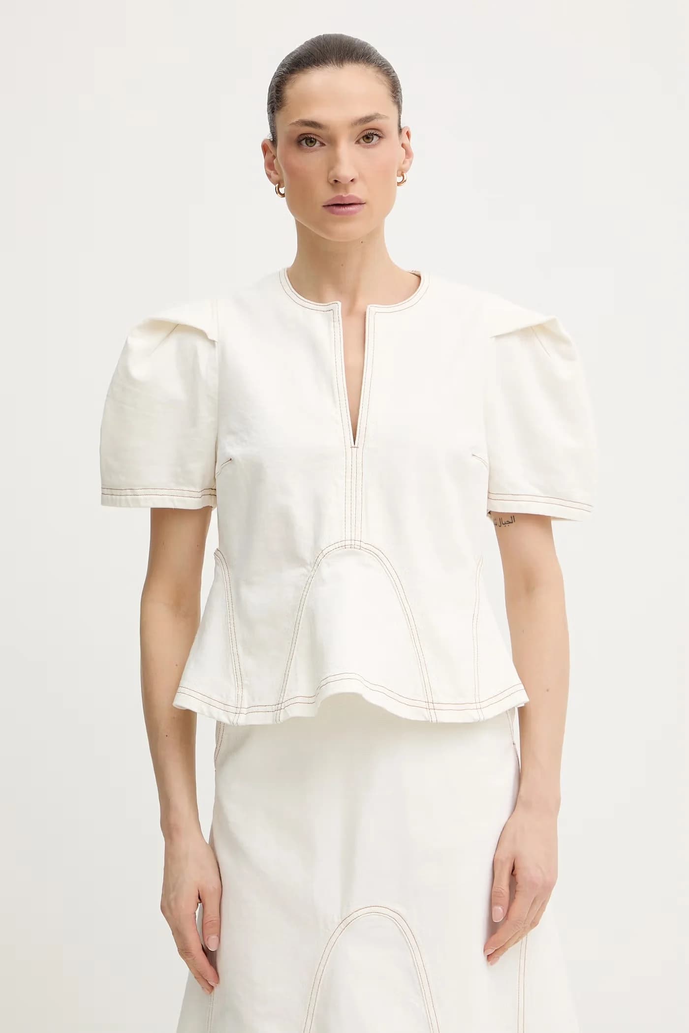 BAYNOR женская хлопковая блузка