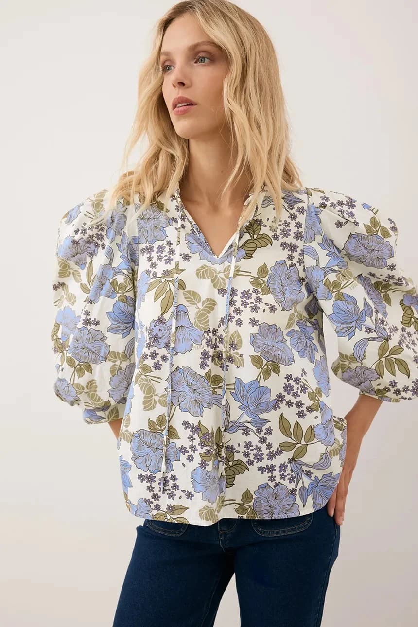 ANDRASSA хлопковая блузка - фото 4