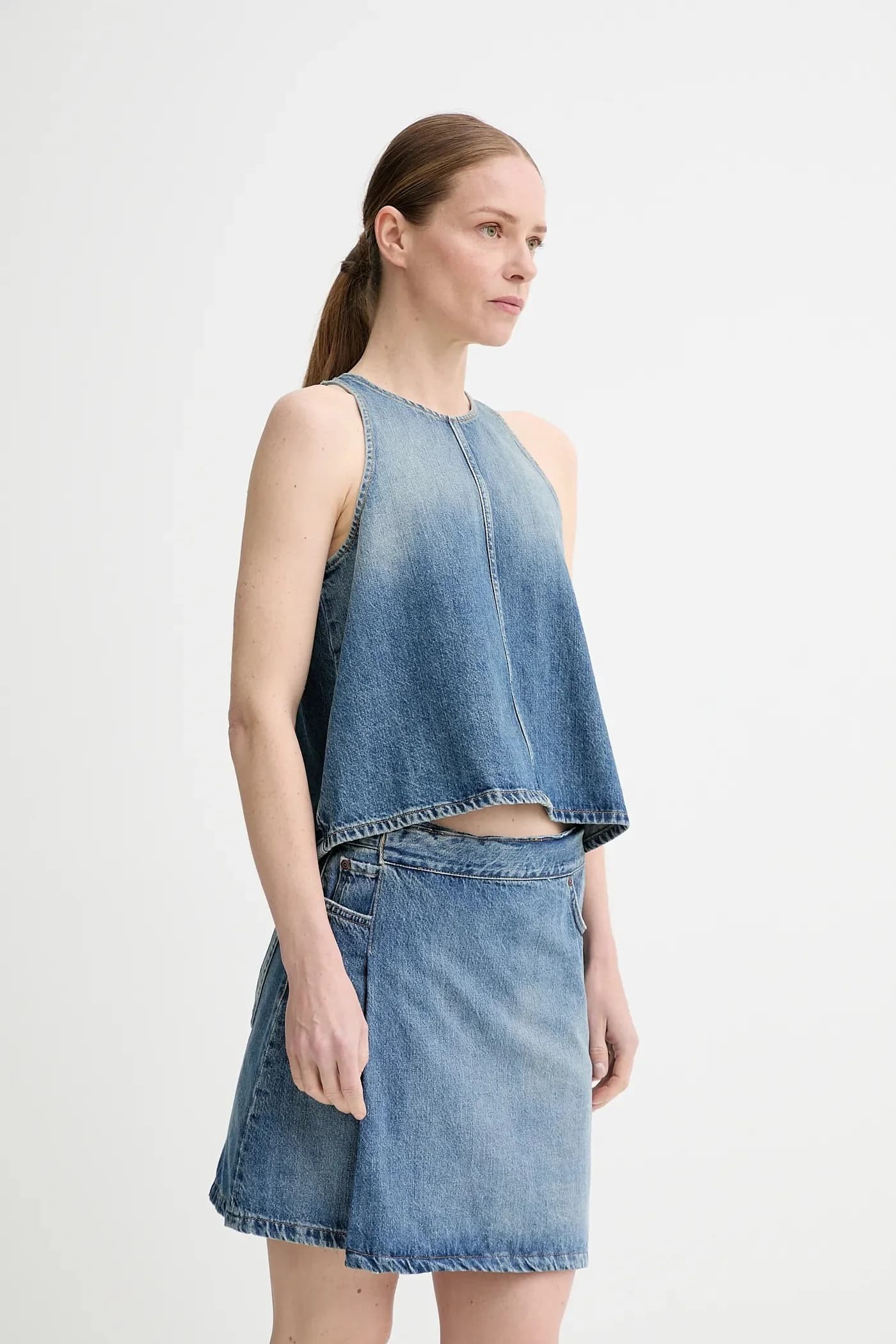 Джинсовый топ