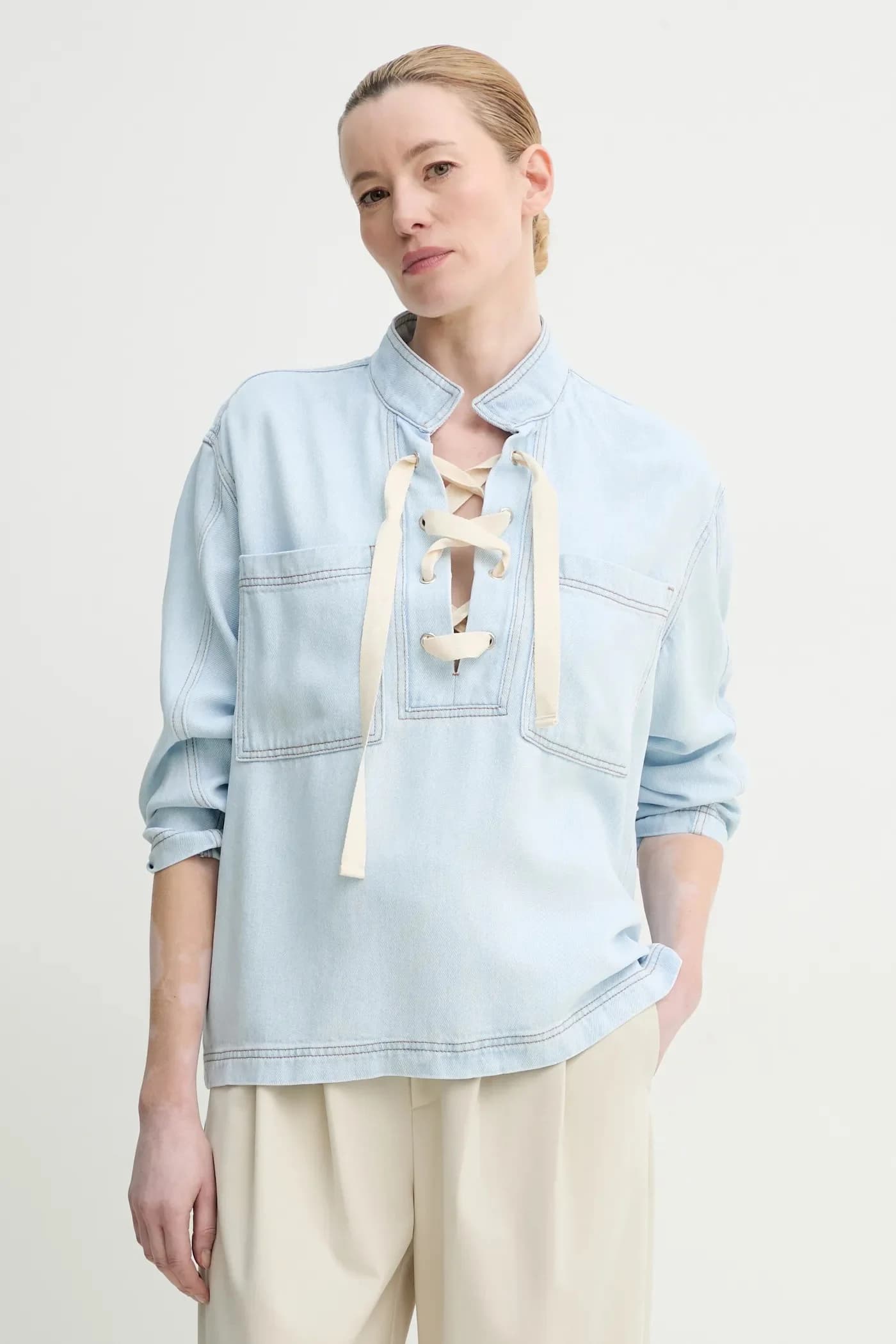 FUXALIMA джинсовая блузка