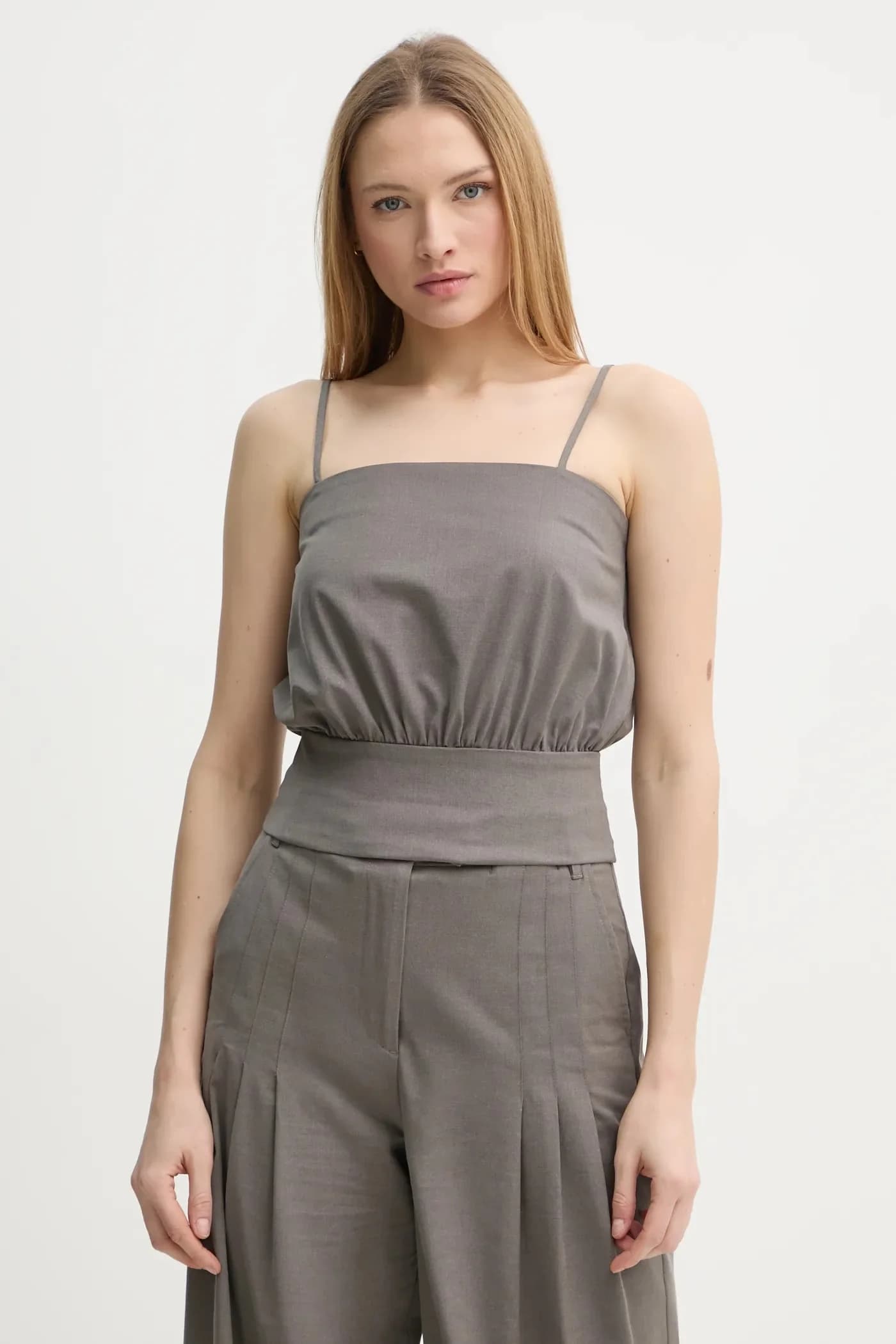 Блузка из смесовой шерсти