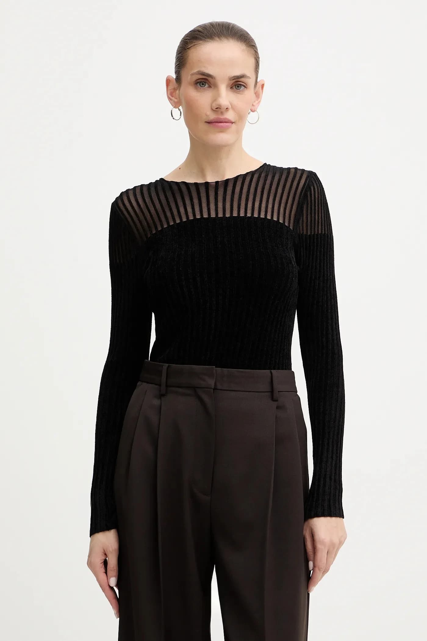 ROWENA бархатная блузка