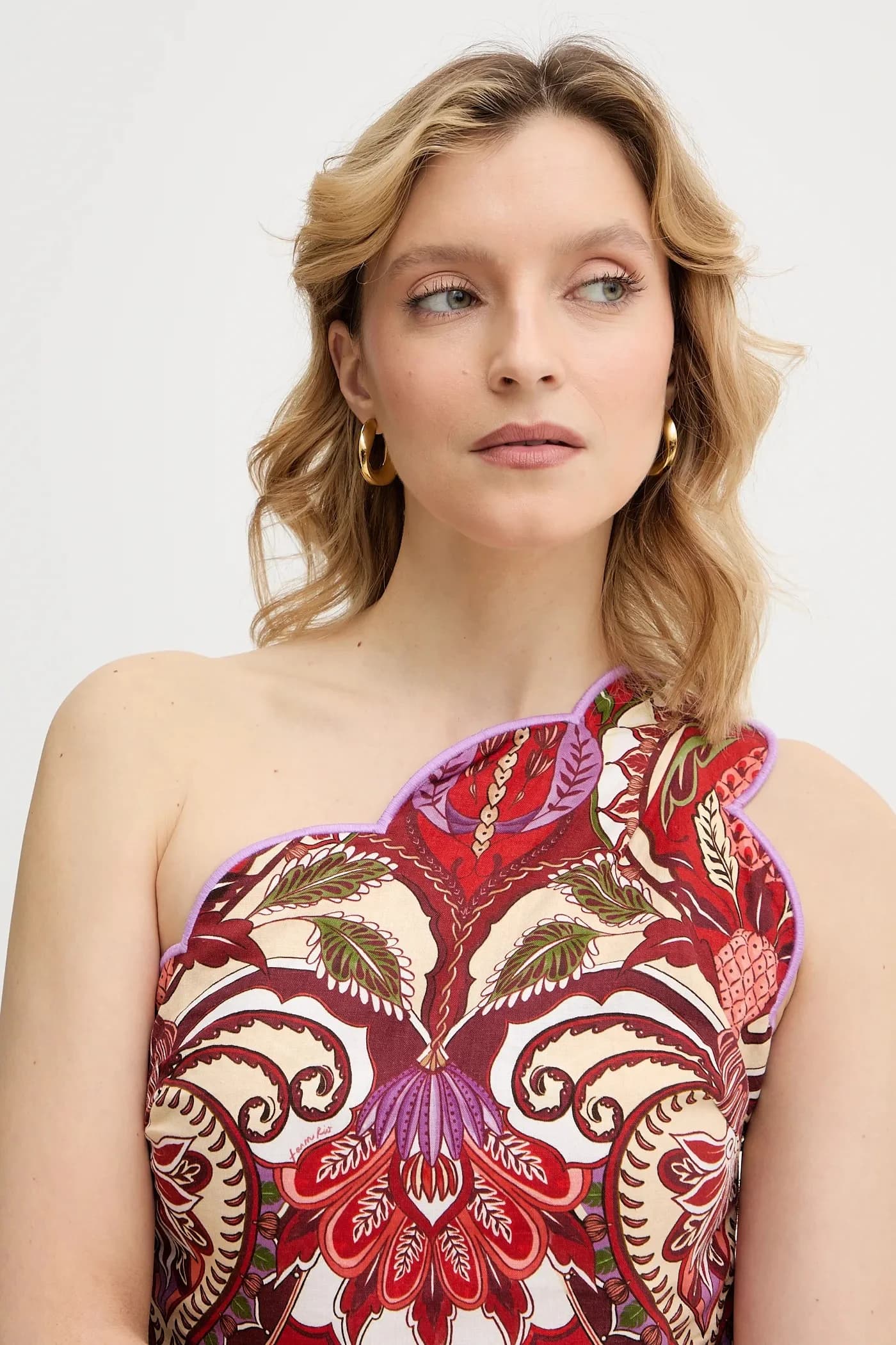 Блуза с льном - фото 4