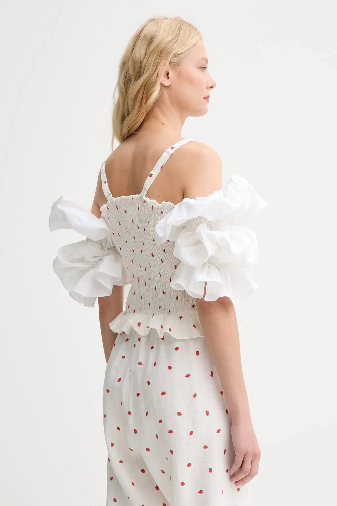 Льняная блузка - фото 3