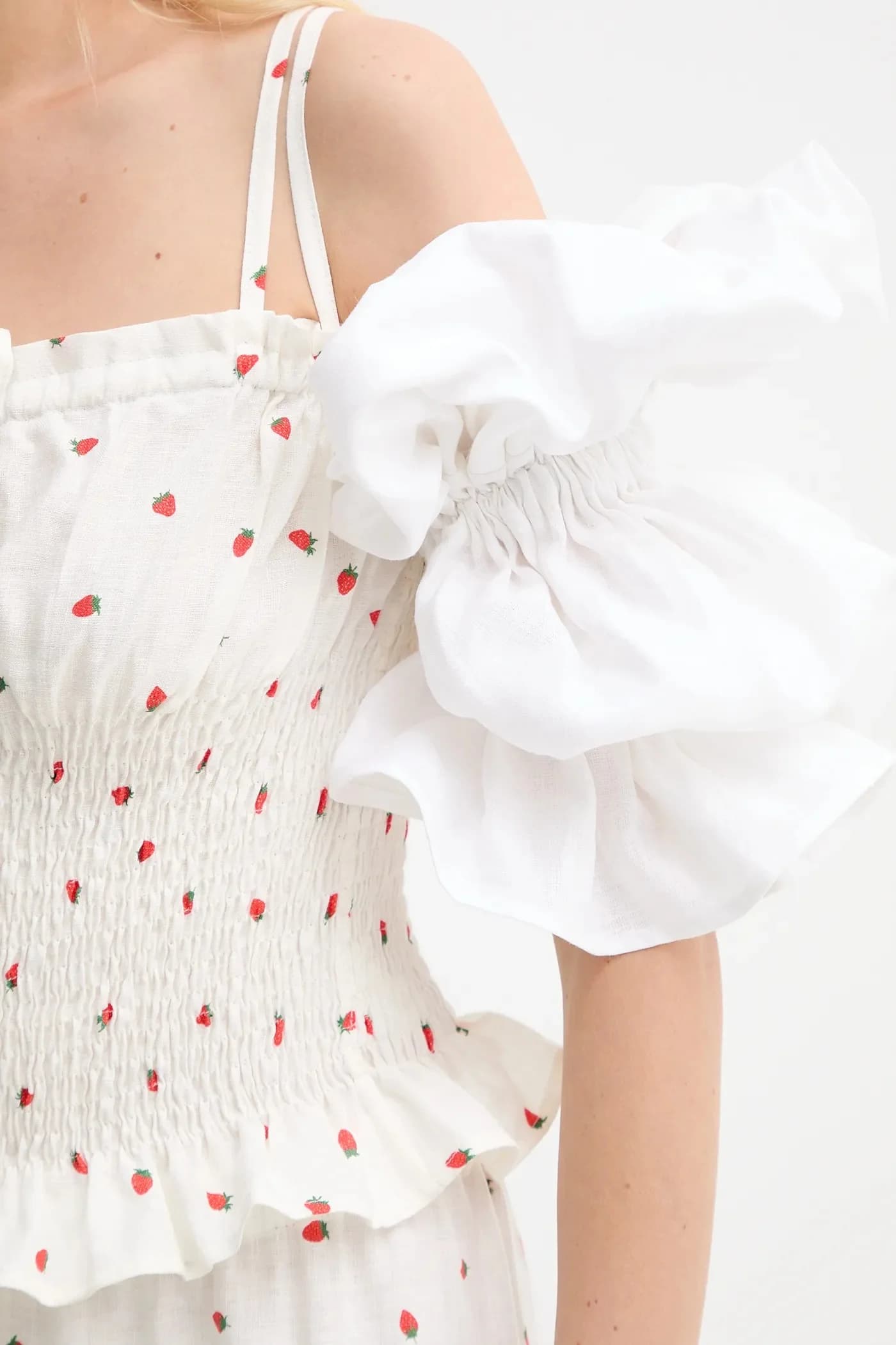 Льняная блузка - фото 5