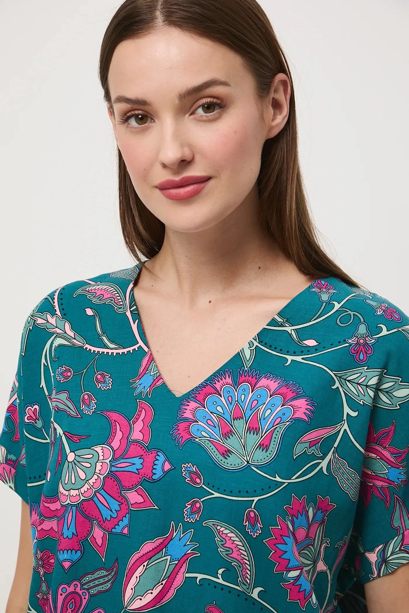 Блузка из льна - фото 4