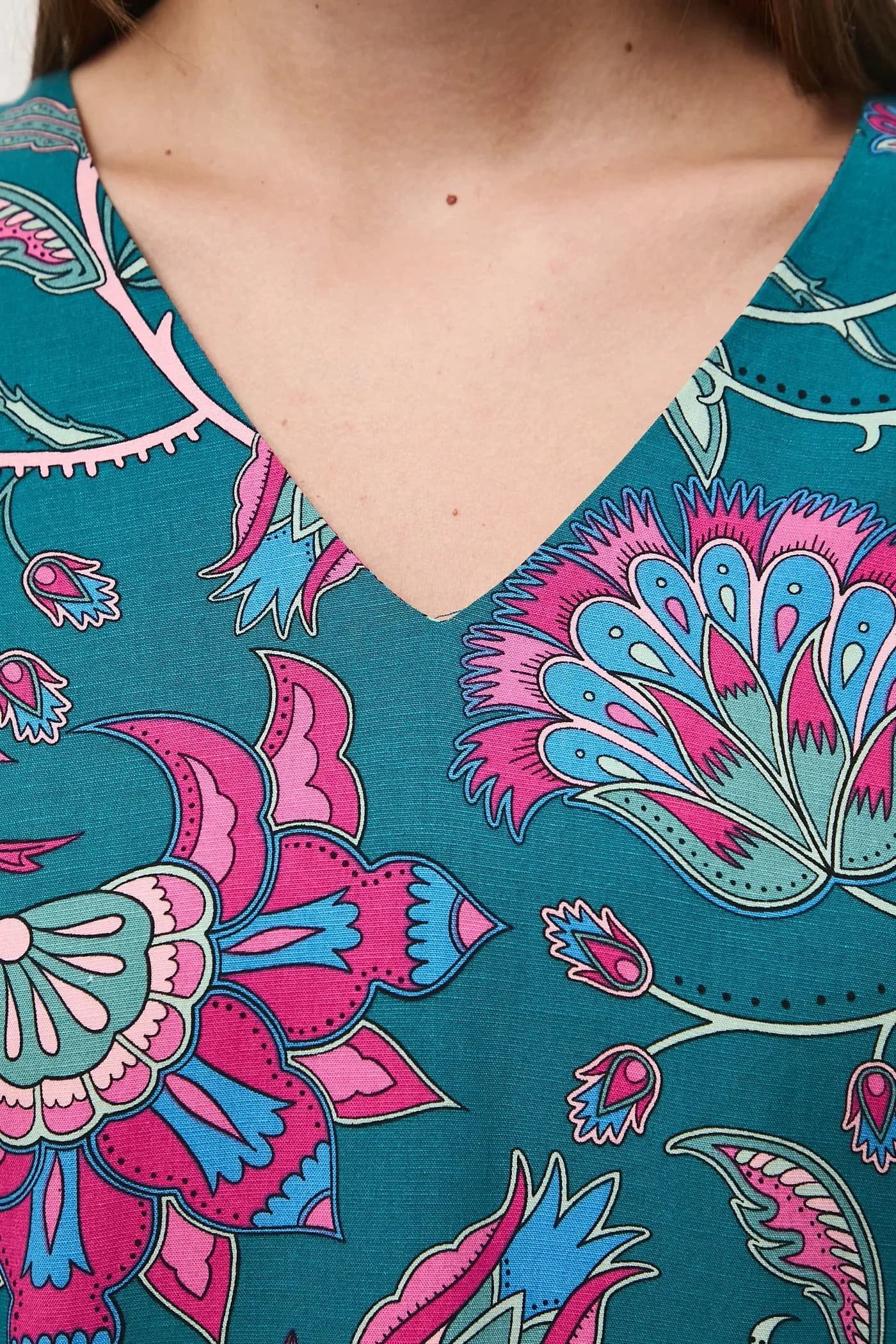 Блузка из льна - фото 5