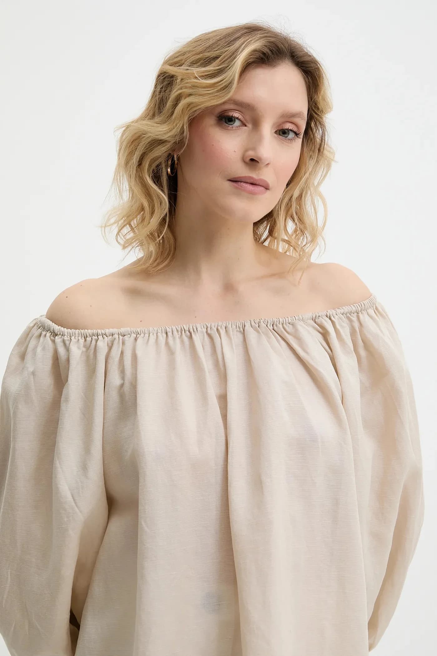 Блузка из льна - фото 4