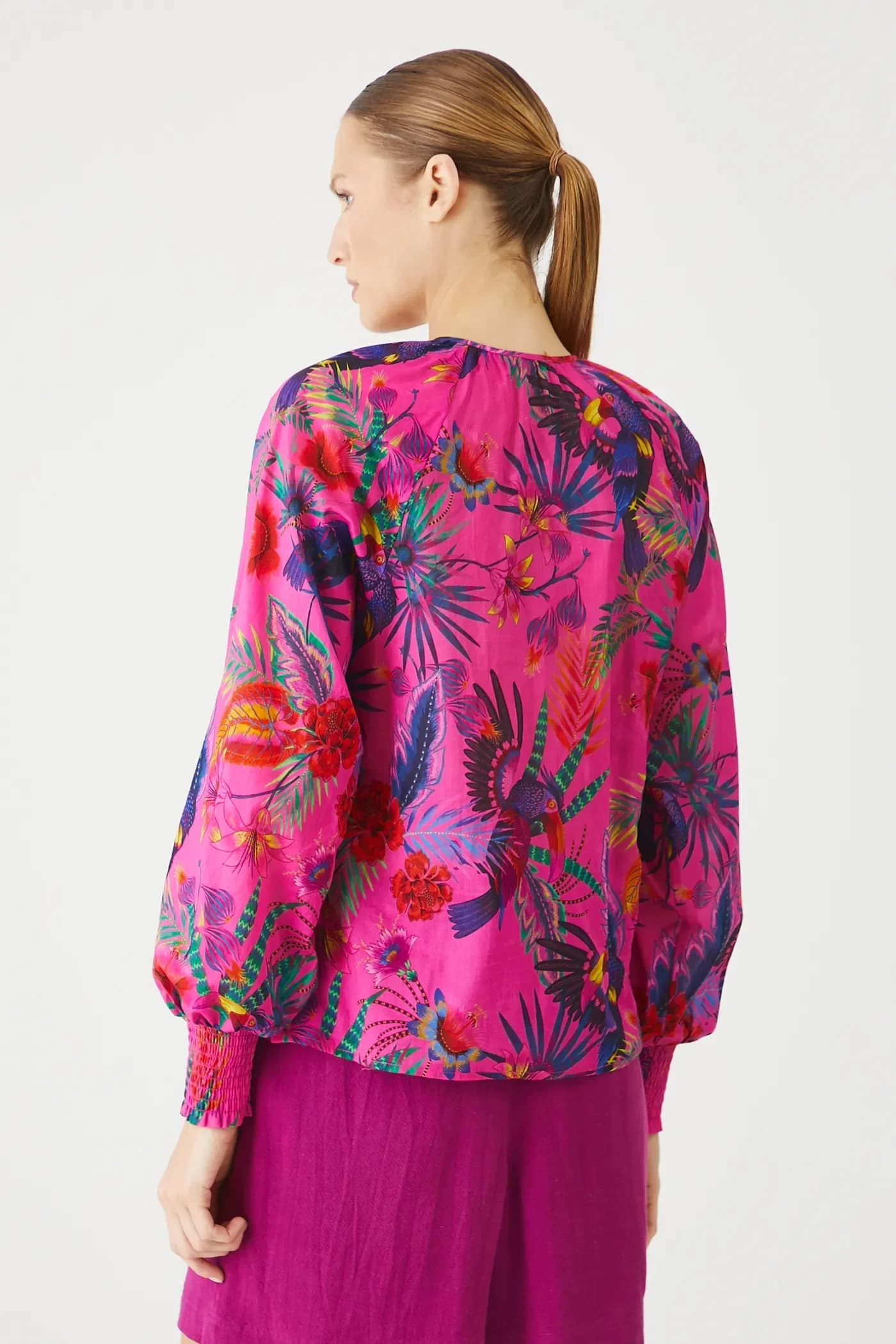 Хлопковая блузка - фото 3