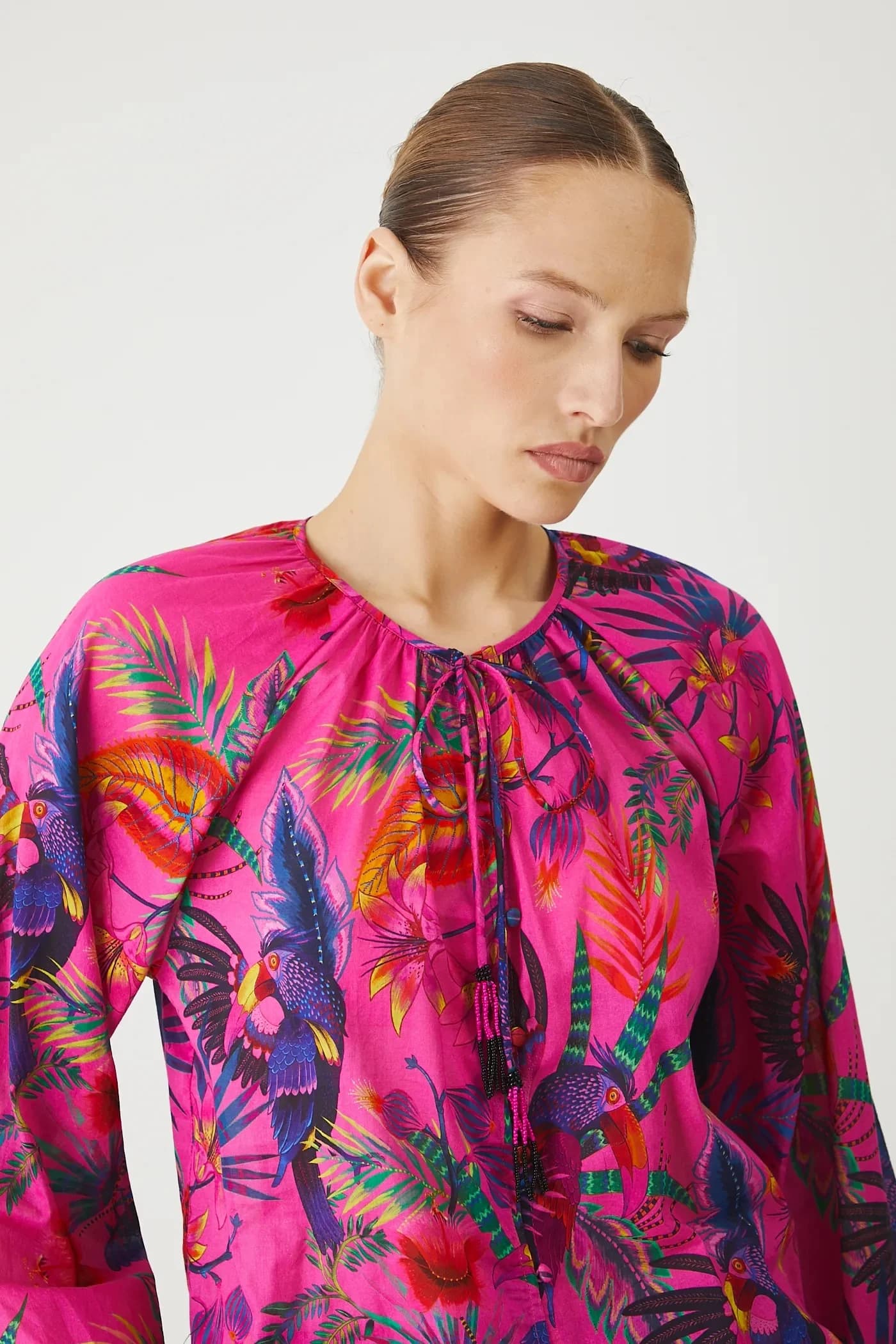 Хлопковая блузка - фото 4