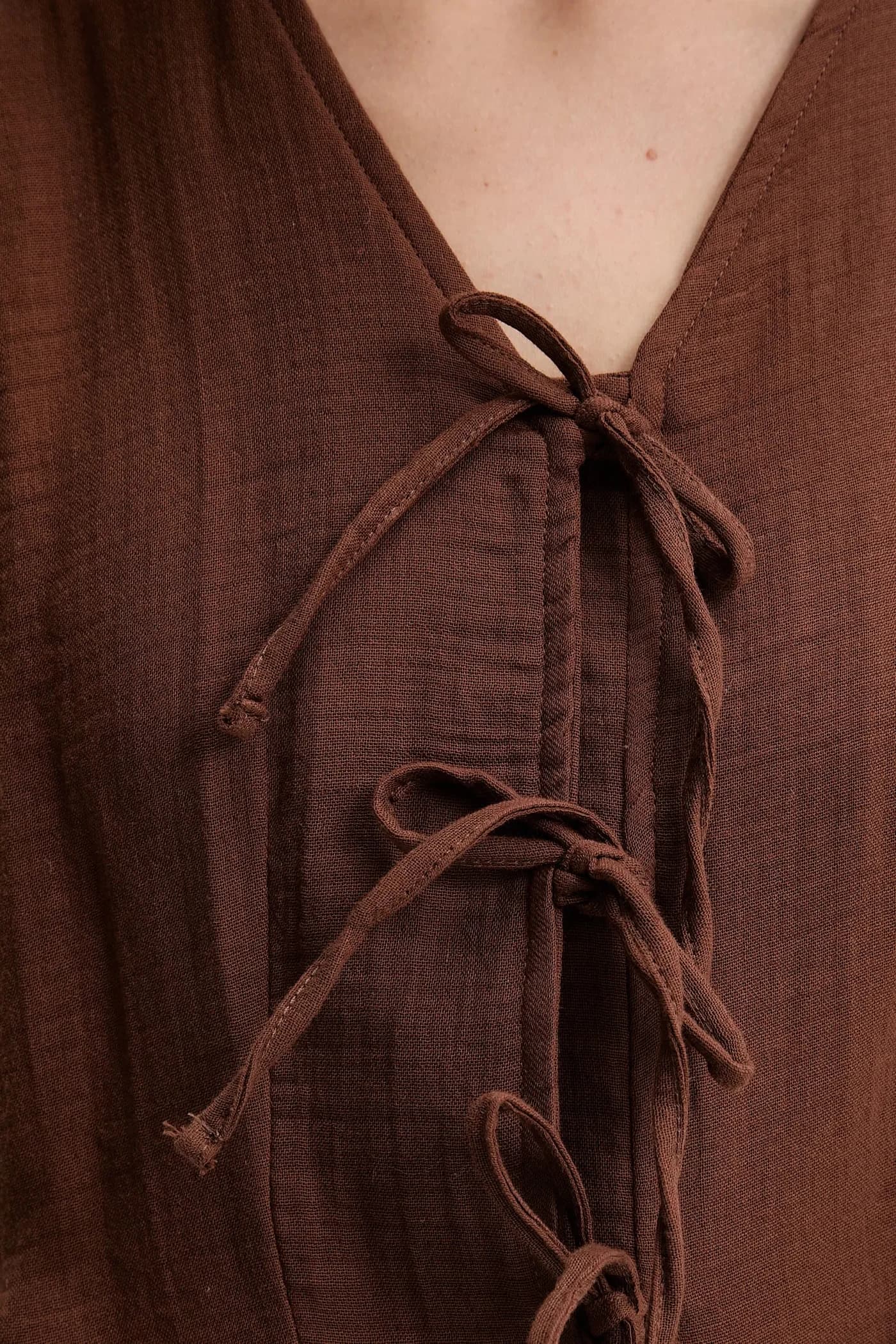 Хлопковая блузка - фото 6