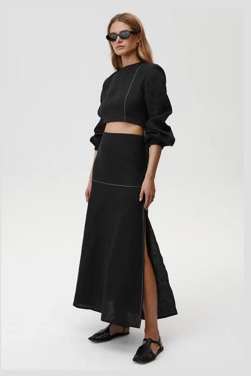 Льняная блузка Selene Shirt - фото 2