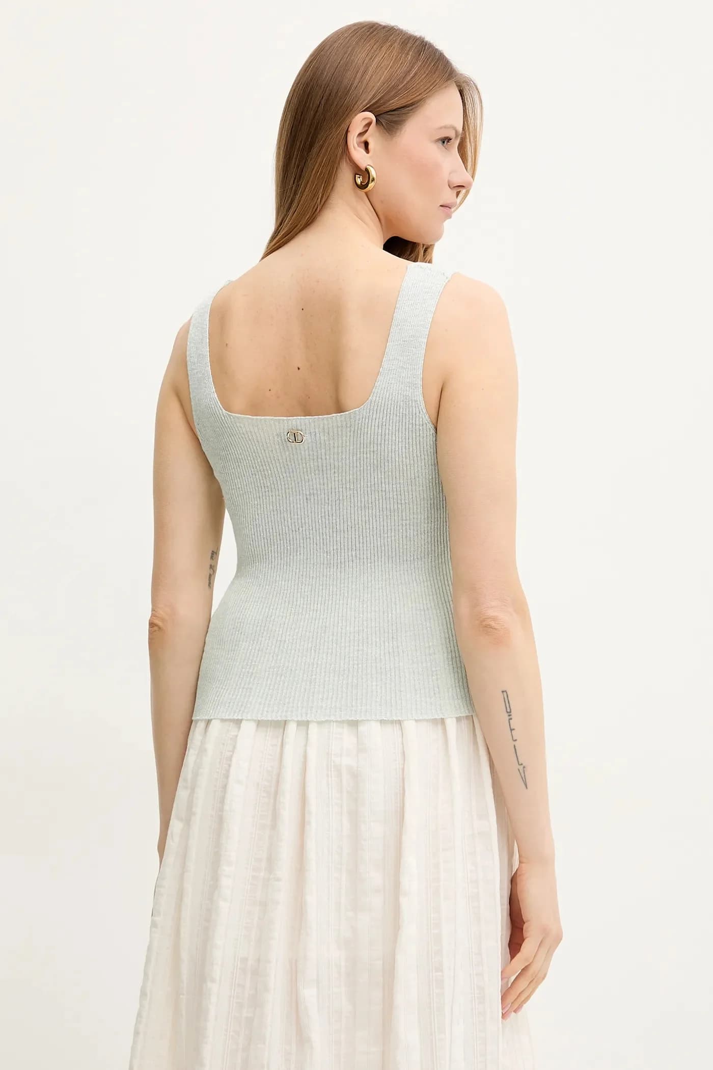 Топ из смесового льна - фото 3