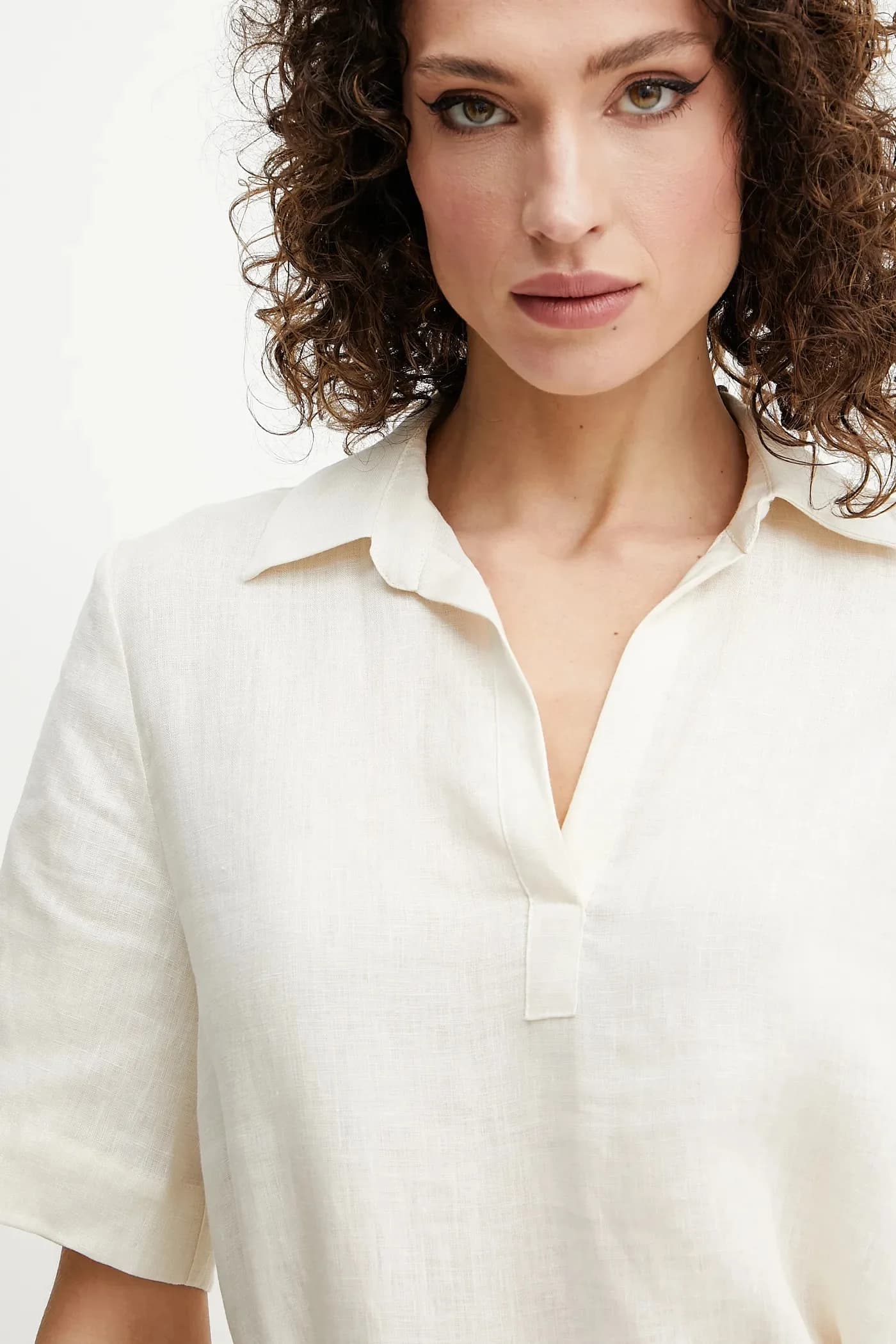 Льняная блузка Emme от Marella - фото 5