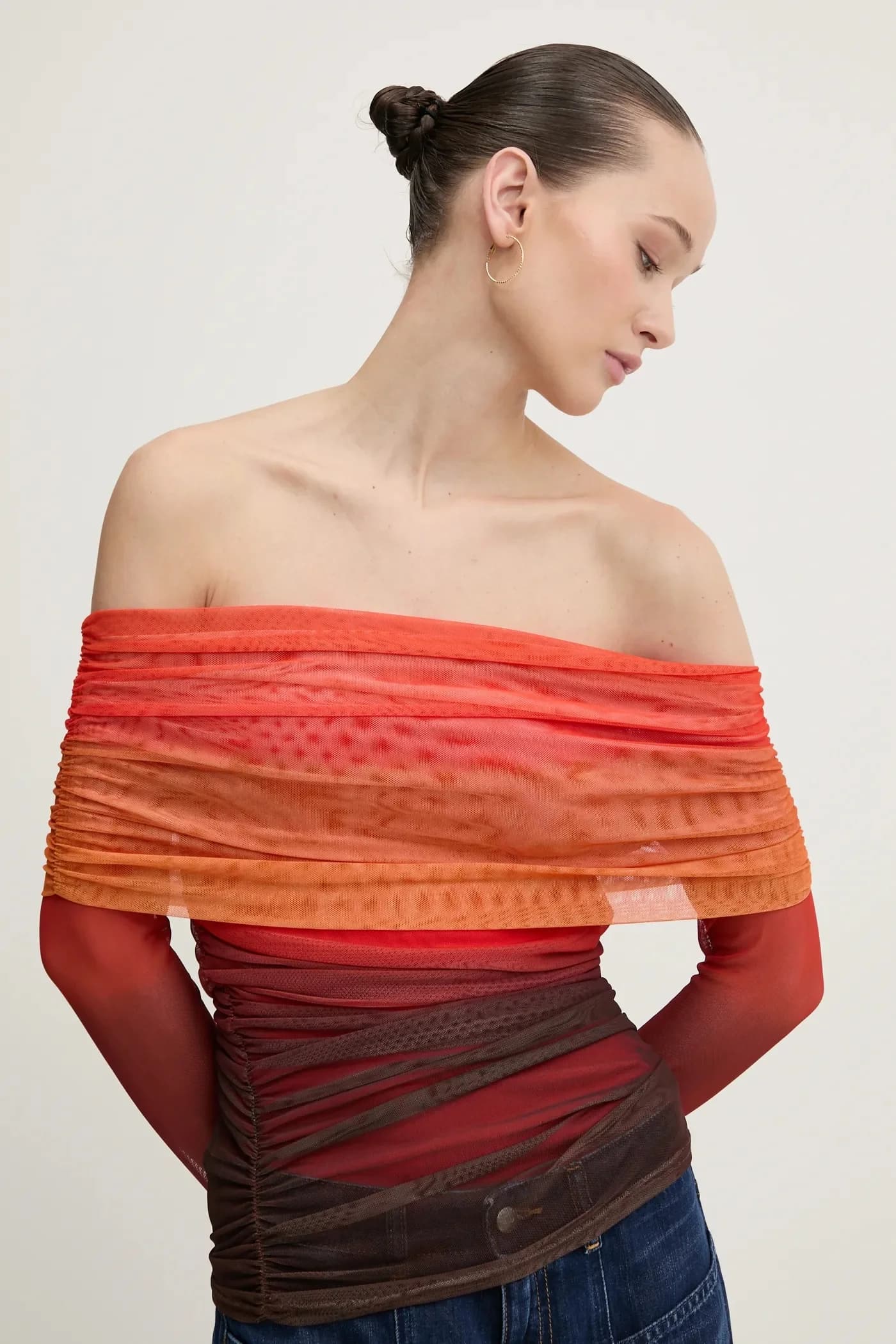 блузка Anastasia с эффектом омбре - фото 4