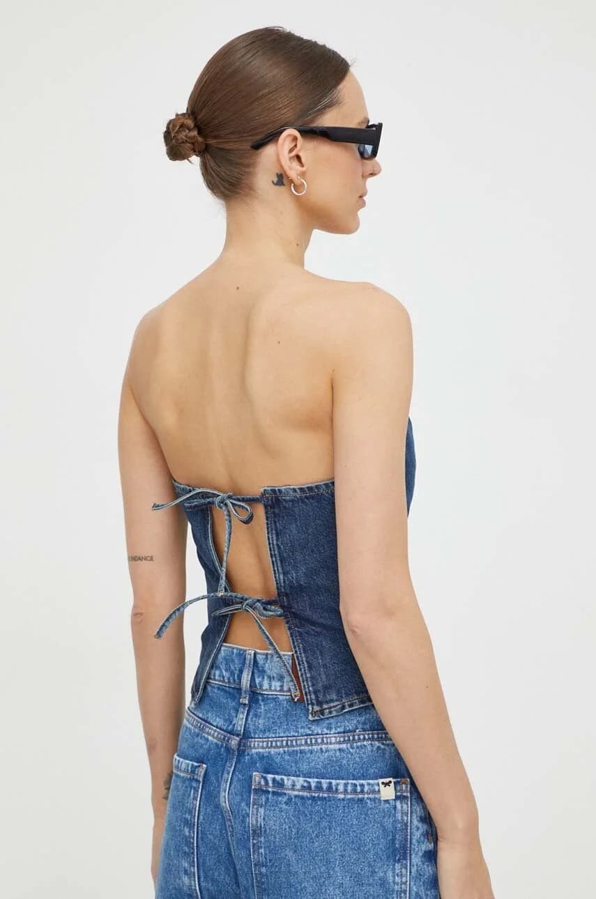 Джинсовый топ - фото 3