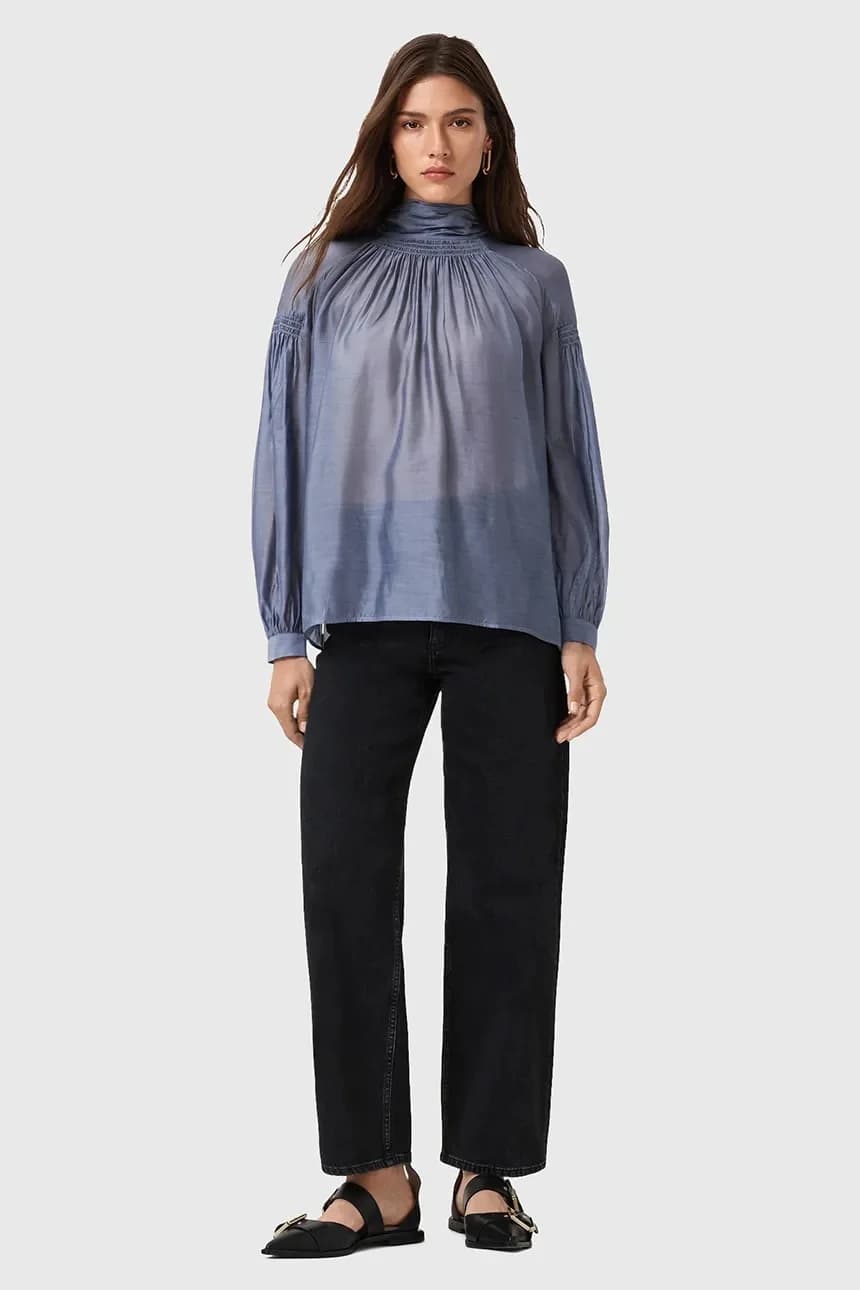 шелковая блузка PEARLA - фото 6