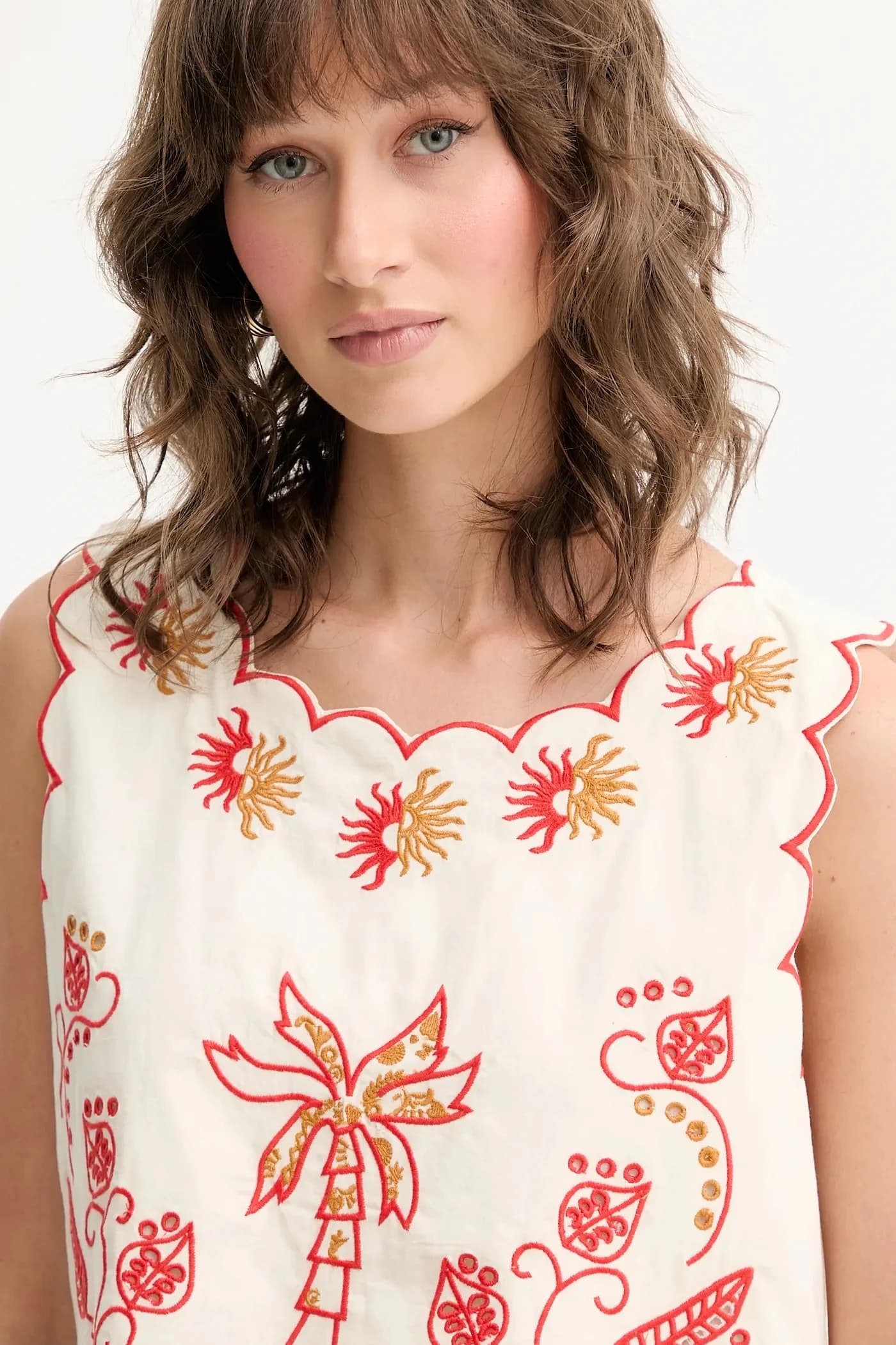 Хлопковая блузка - фото 4