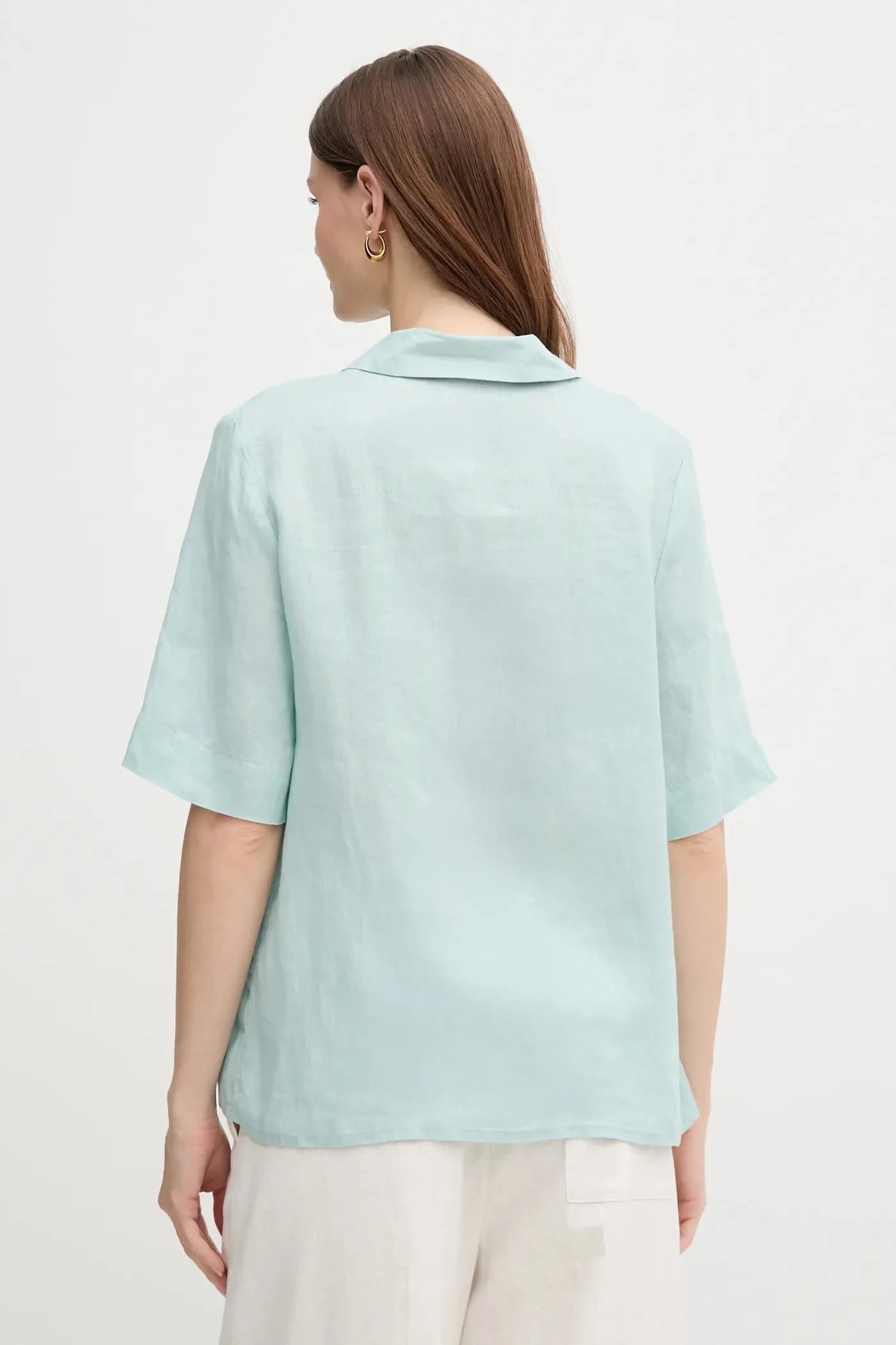 Льняная блузка - фото 3