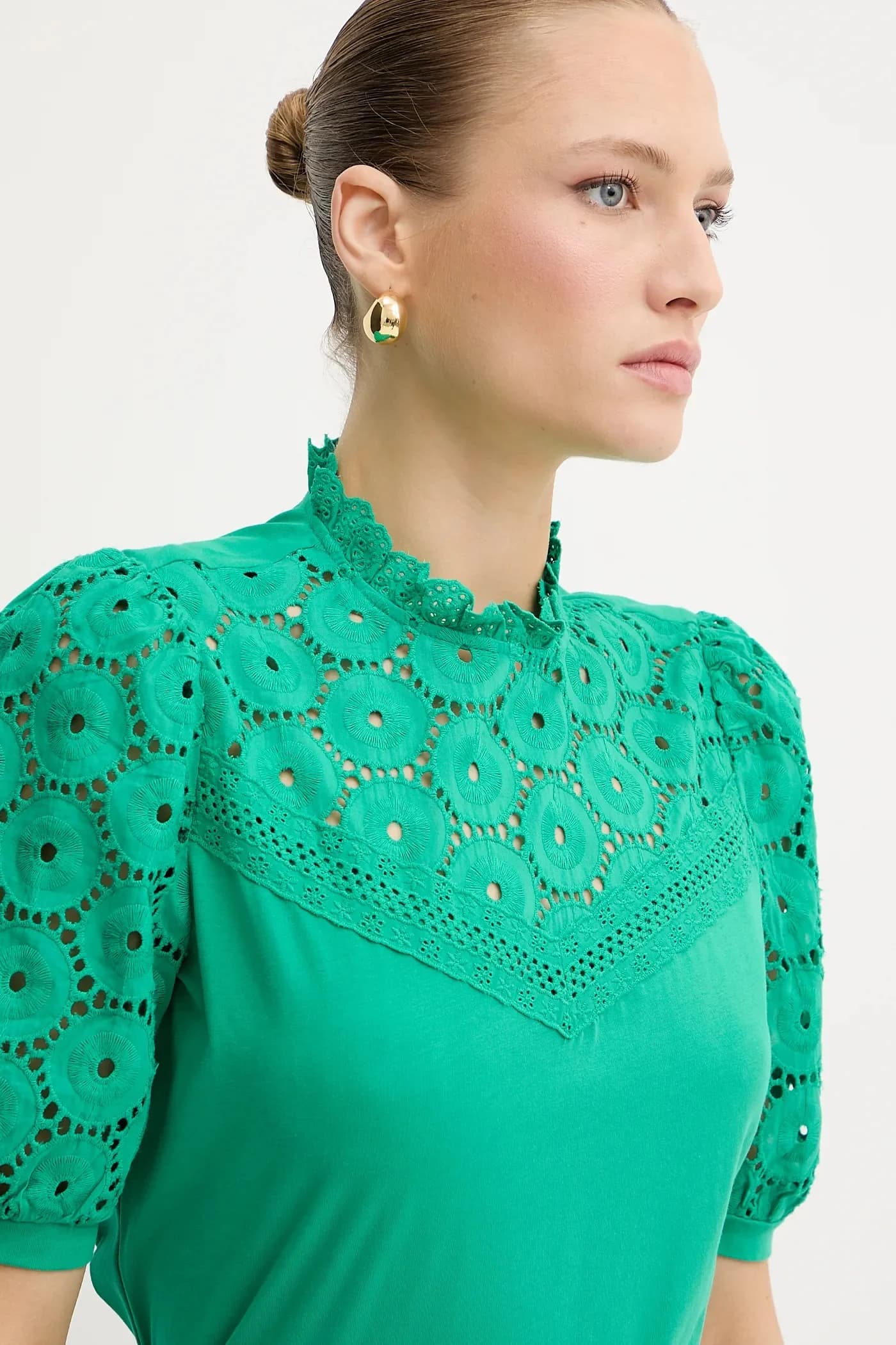 Хлопковая блузка - фото 4