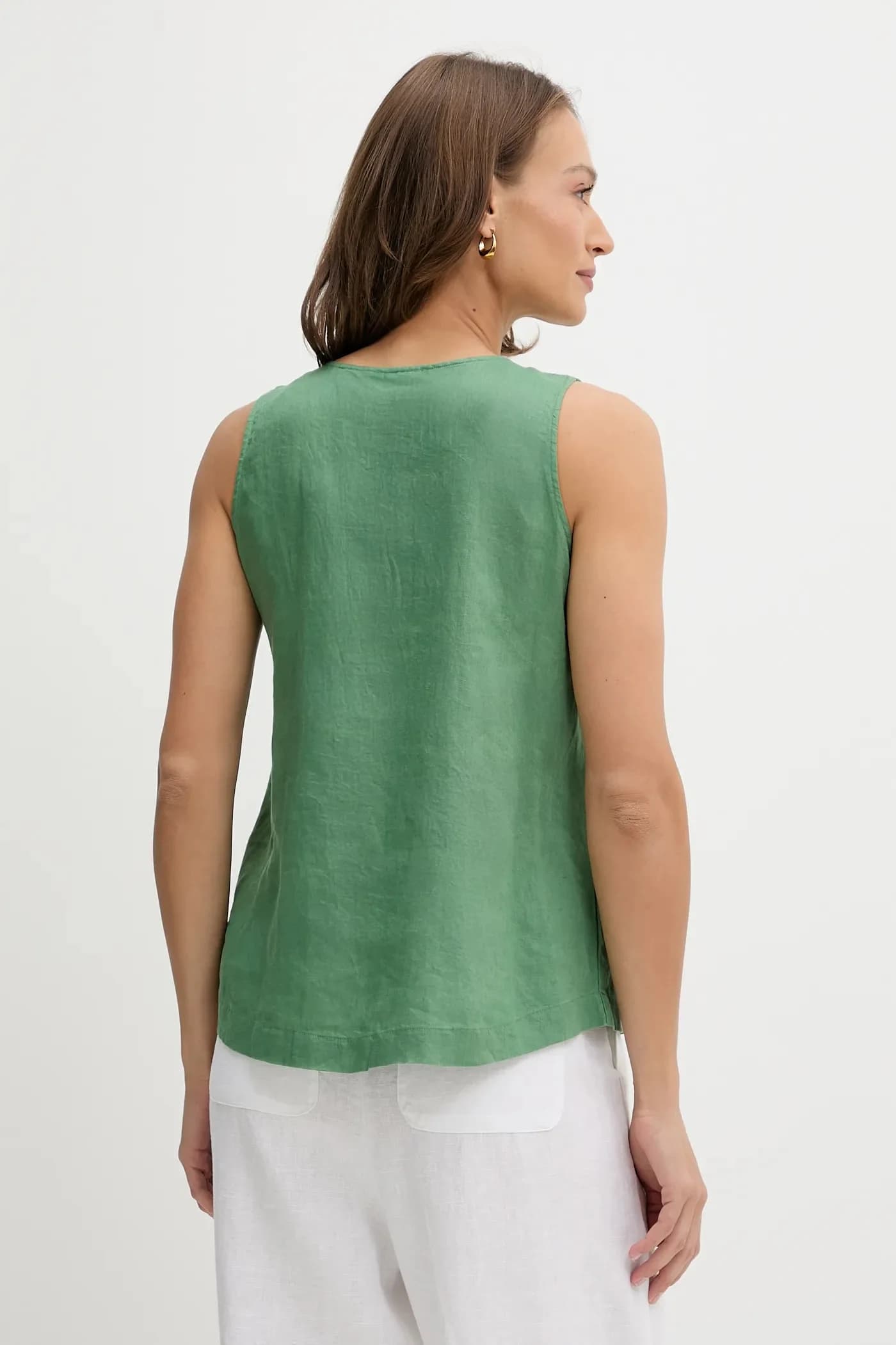 Льняная блузка - фото 3