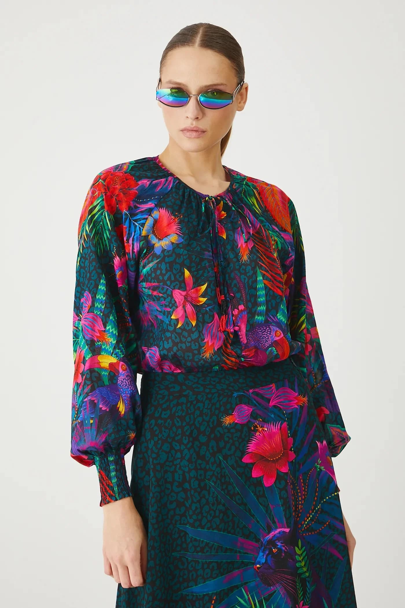 Хлопковая блузка - фото 3