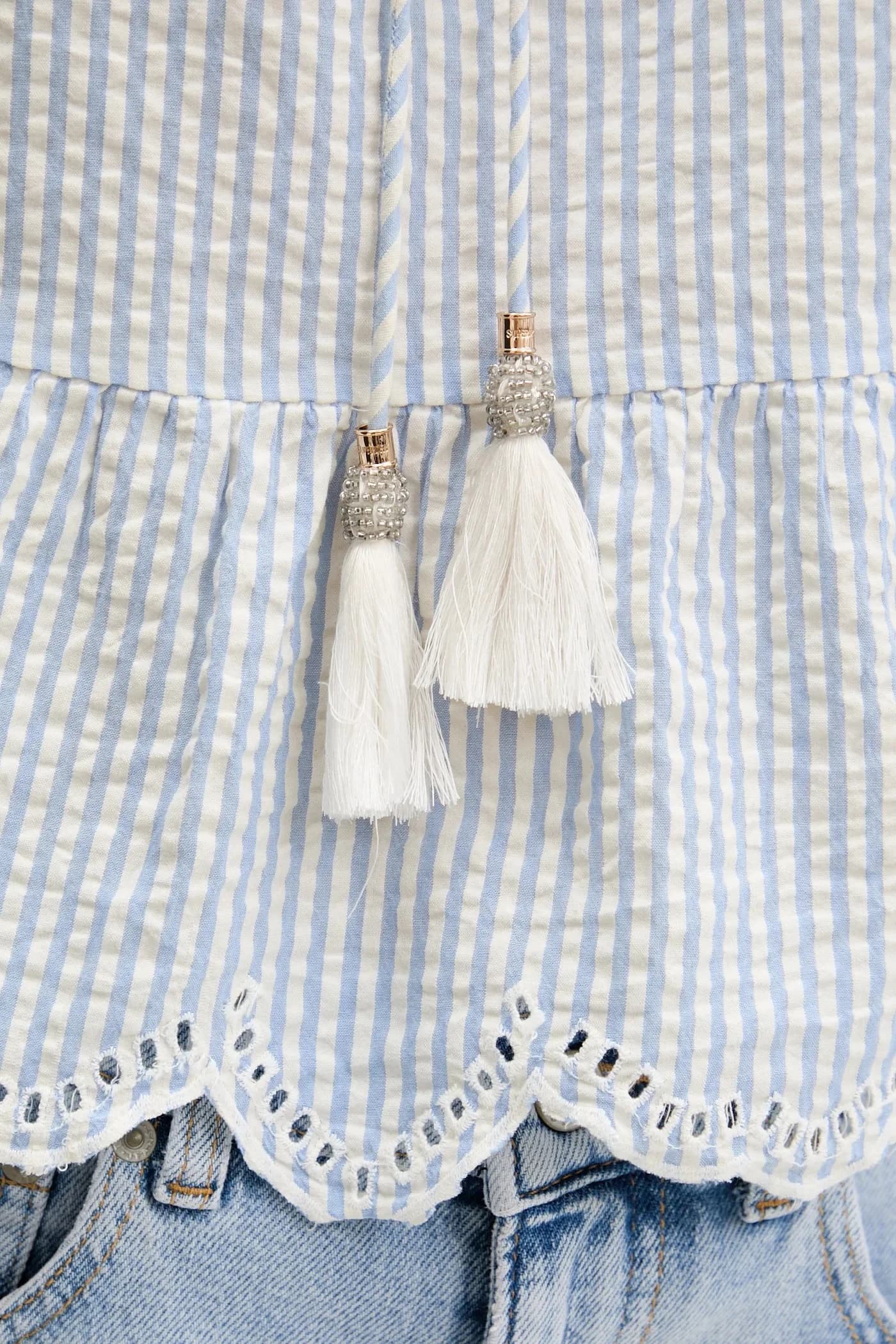 Хлопковая блузка - фото 5