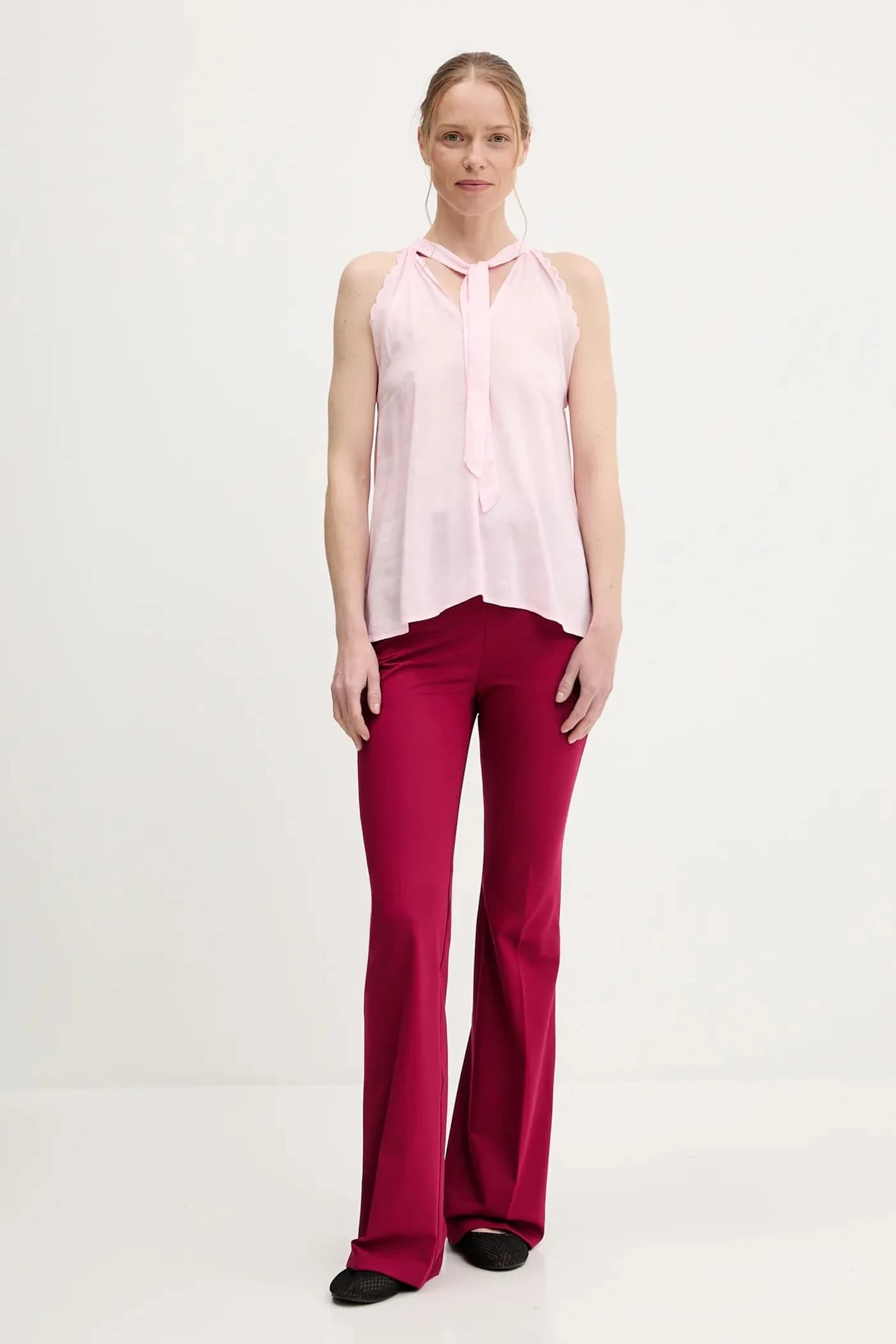 Льняная блузка - фото 2