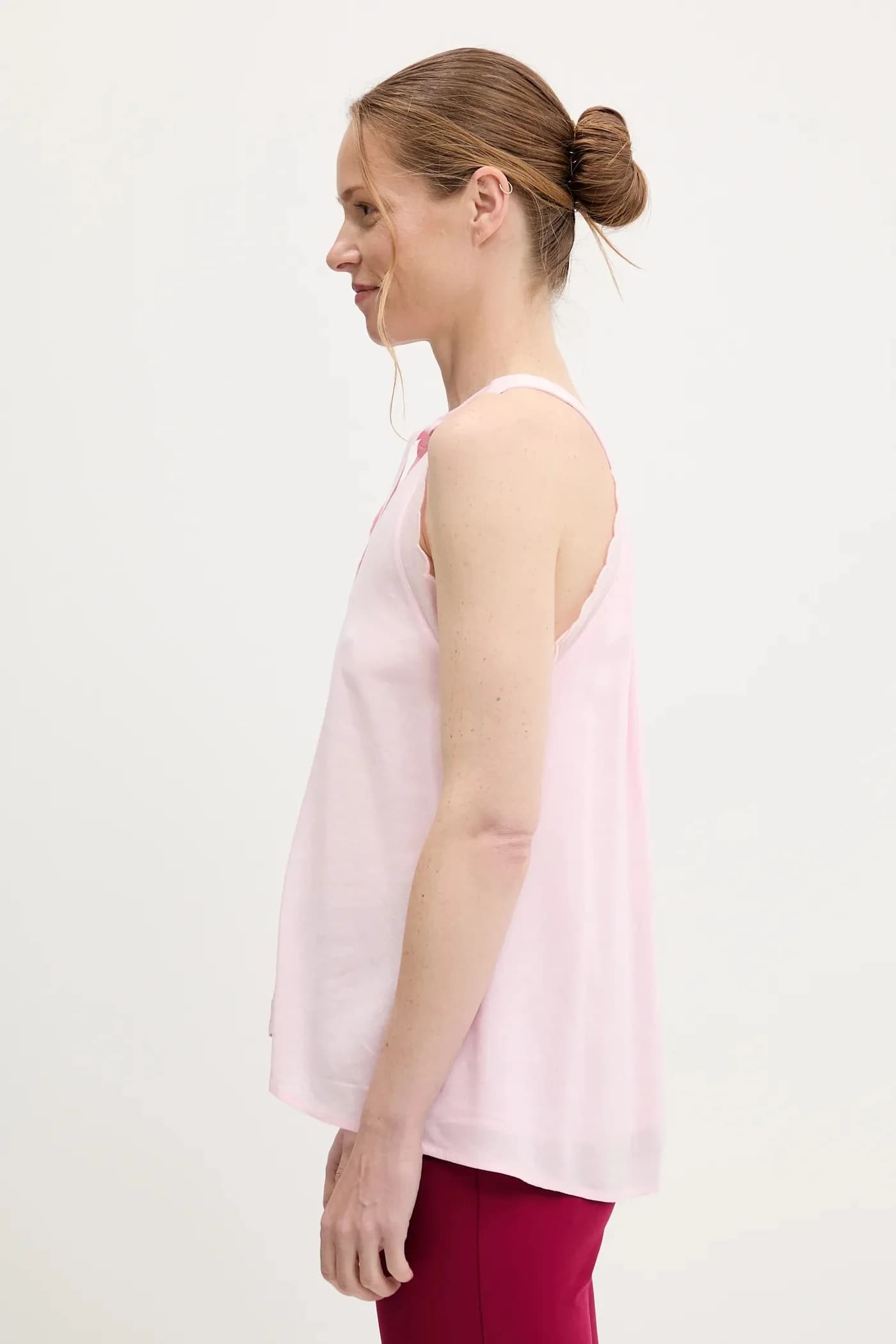 Льняная блузка - фото 4