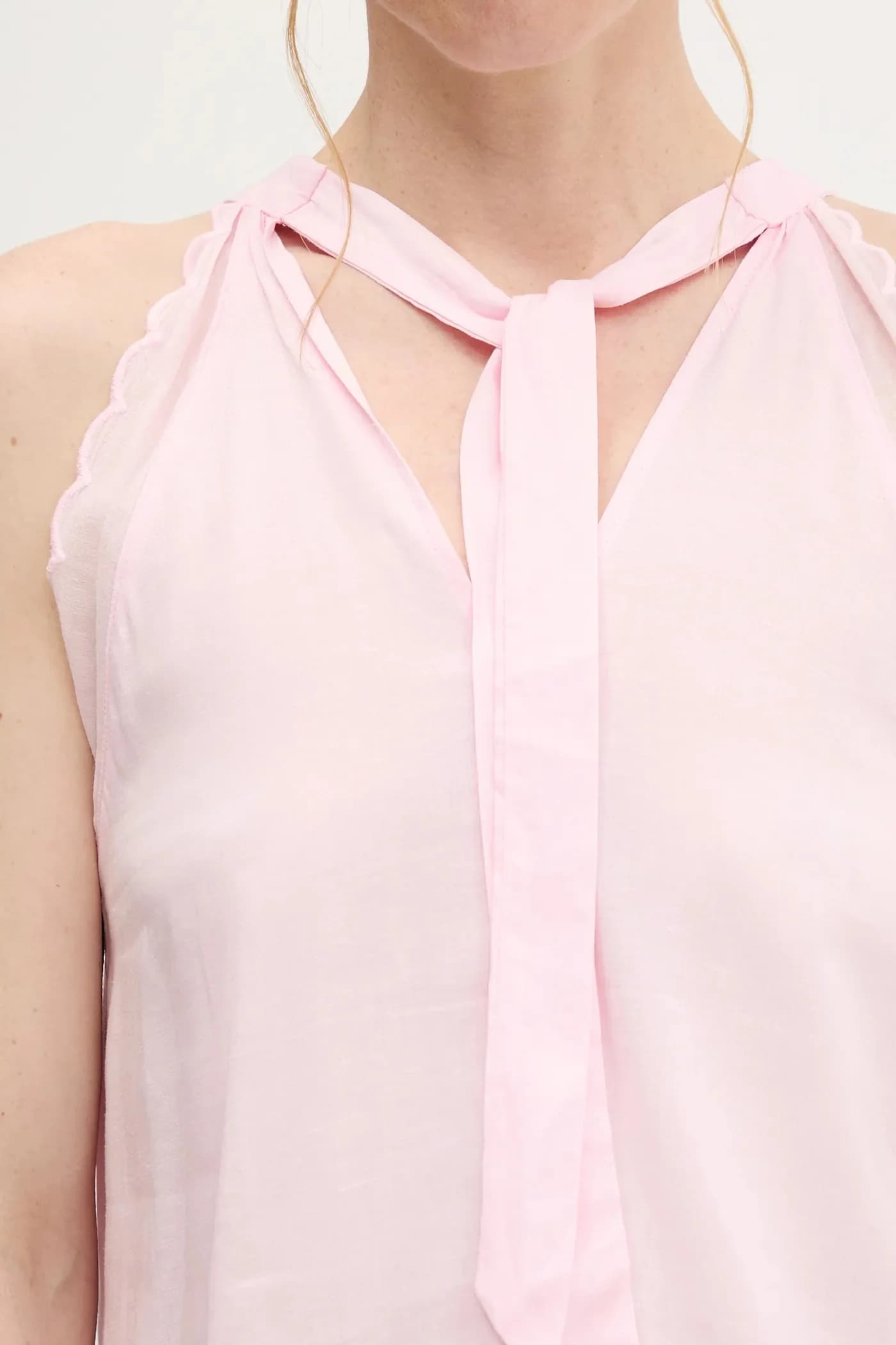 Льняная блузка - фото 6