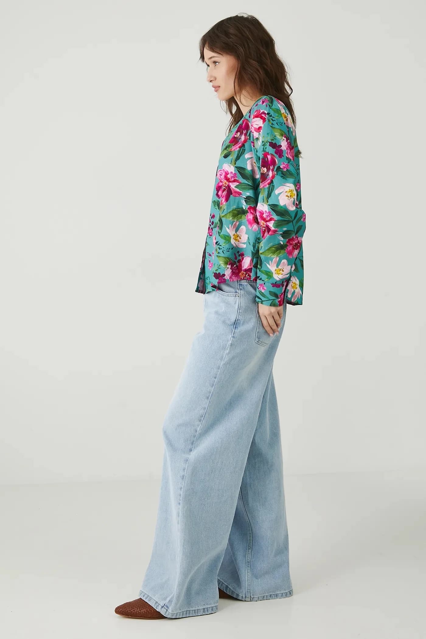 Блузка из льна - фото 2