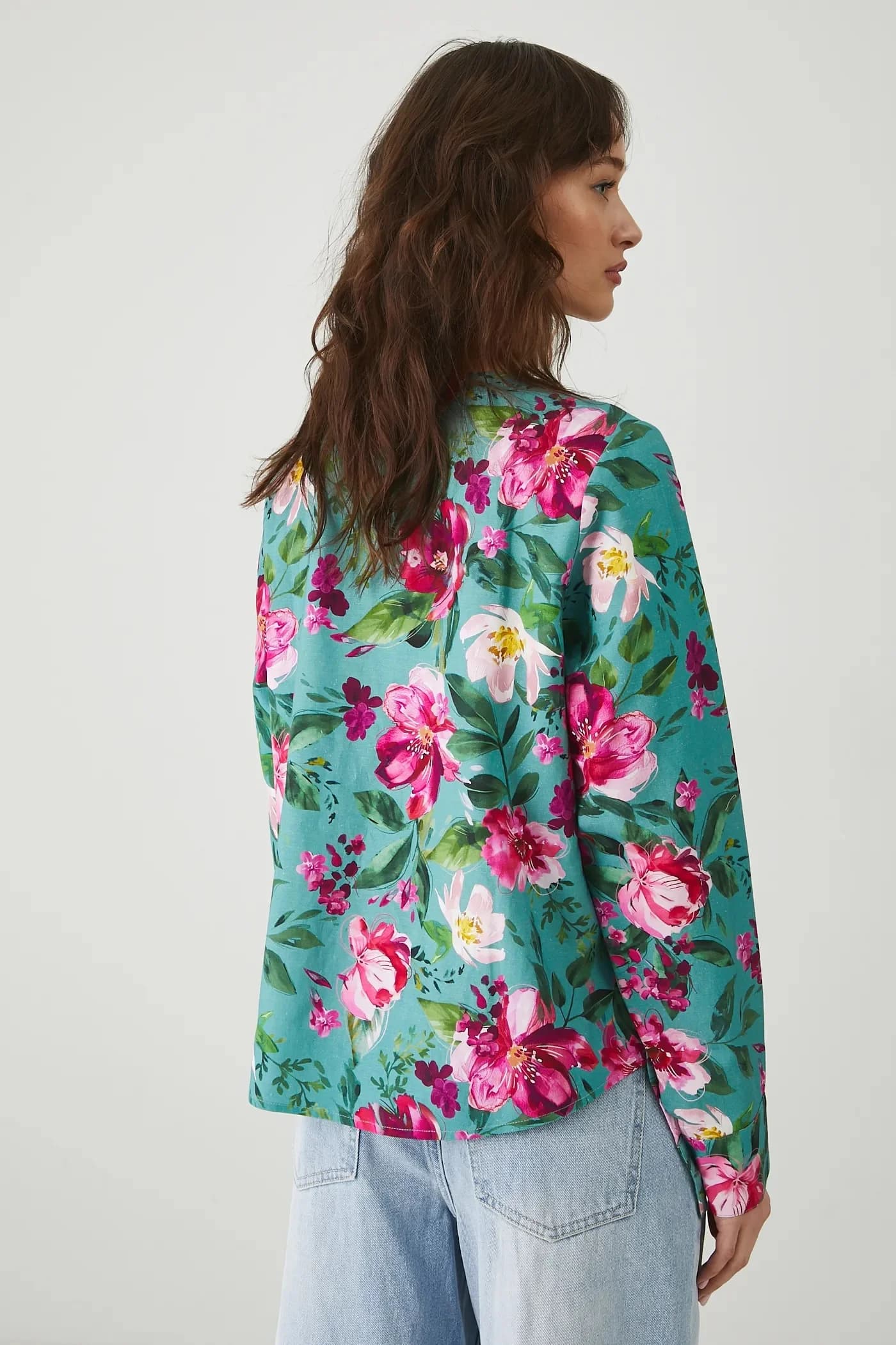 Блузка из льна - фото 3