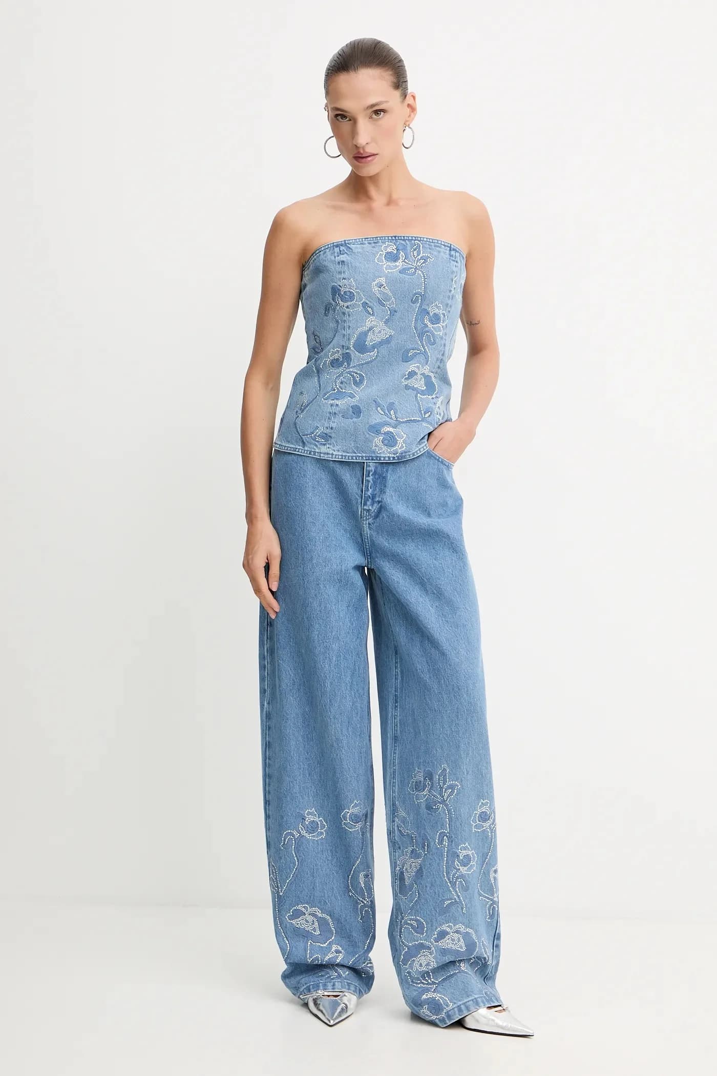 Джинсовый топ - фото 2