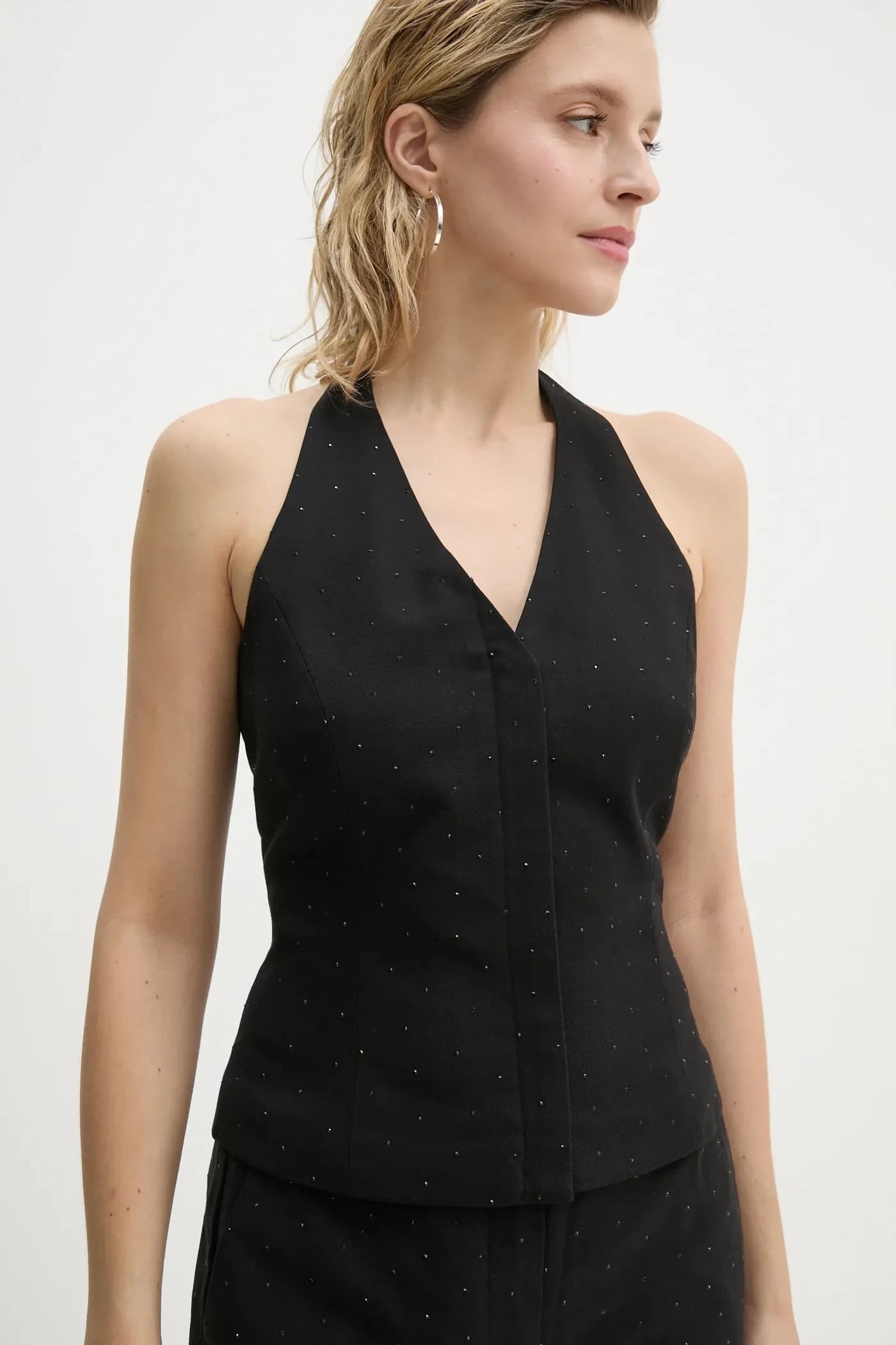 Блузка из смесовой шерсти