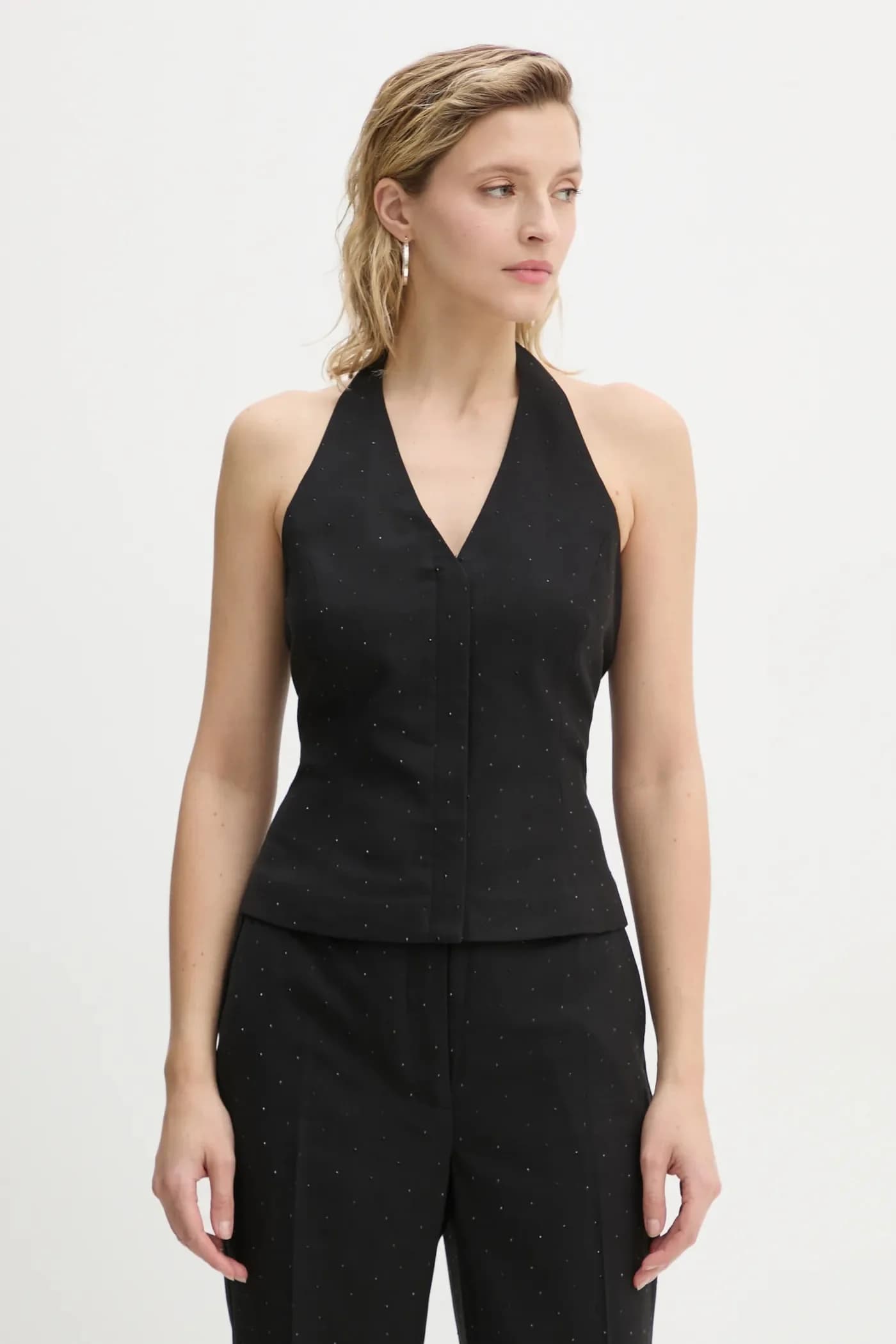 Блузка из смесовой шерсти - фото 4