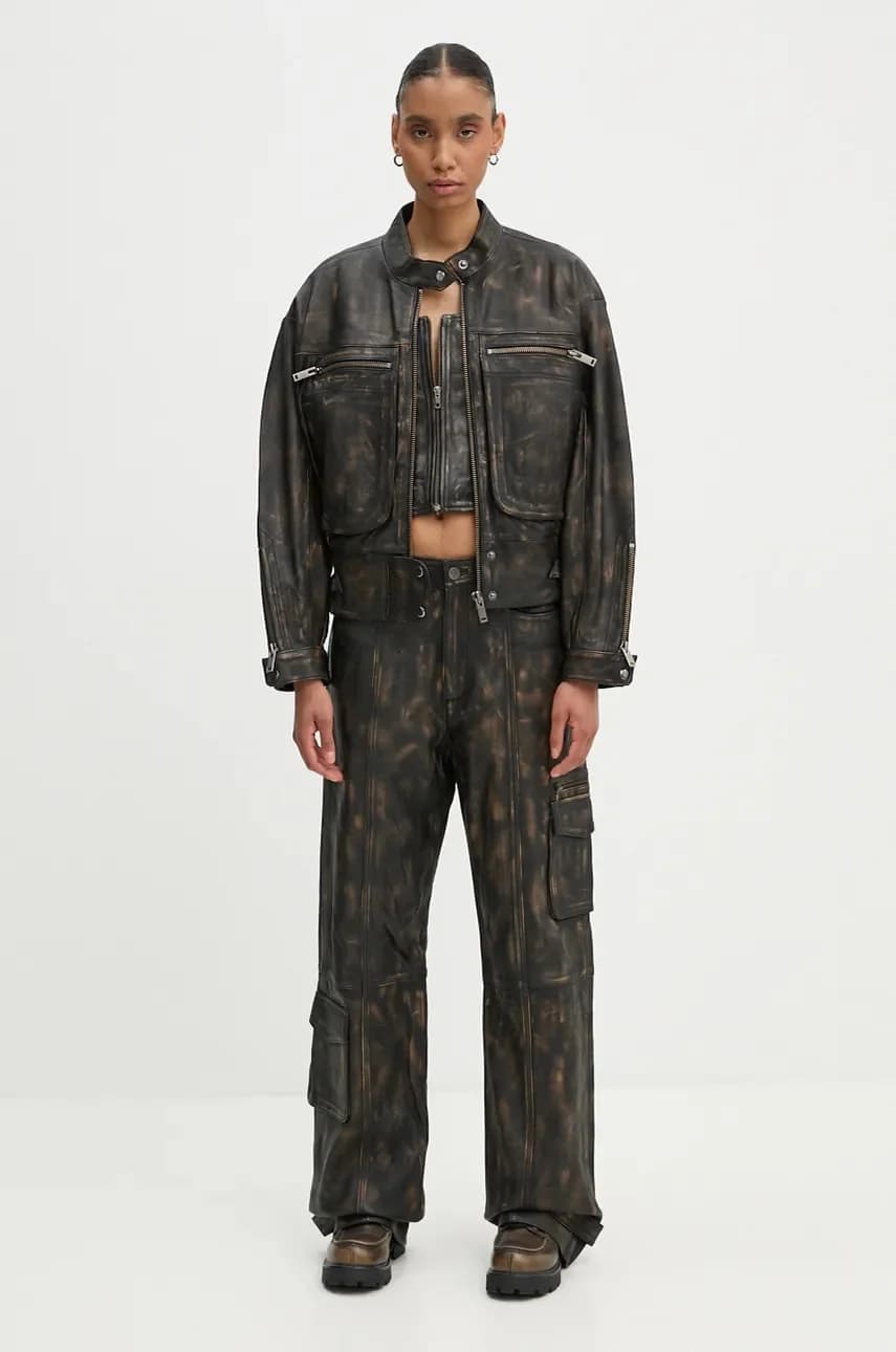 Кожаная блузка - фото 2